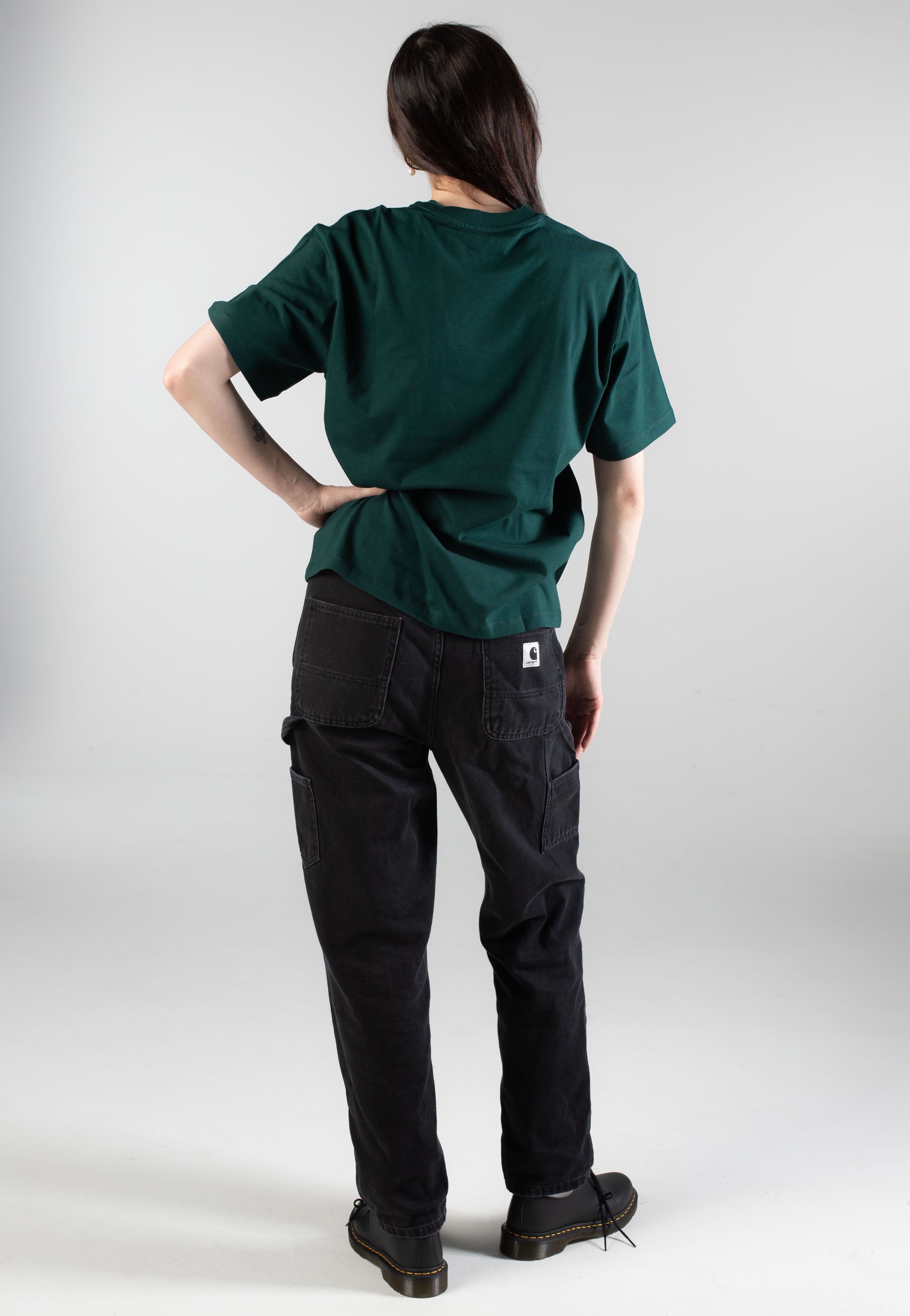 Carhartt WIP - W' Chase Dark Fir/Gold - T-Shirt | Women-Image