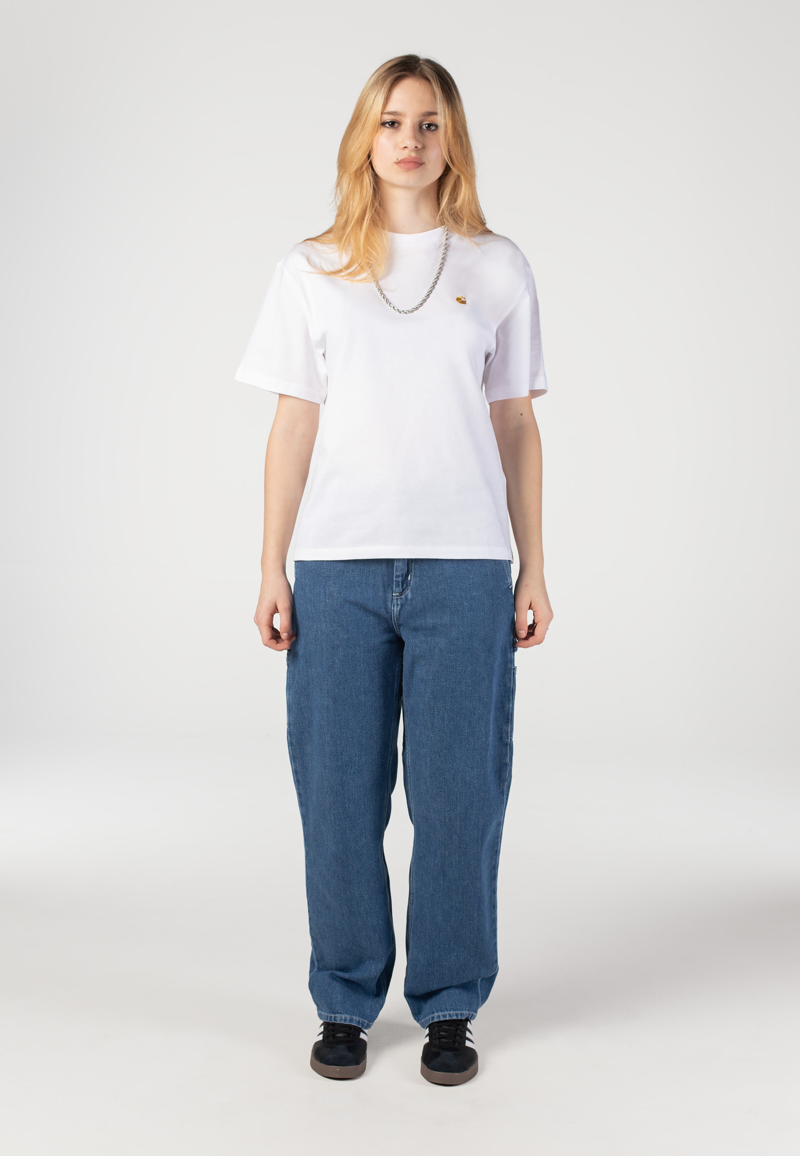 Carhartt WIP - W' Chase White/Gold - T-Shirt | Women-Image