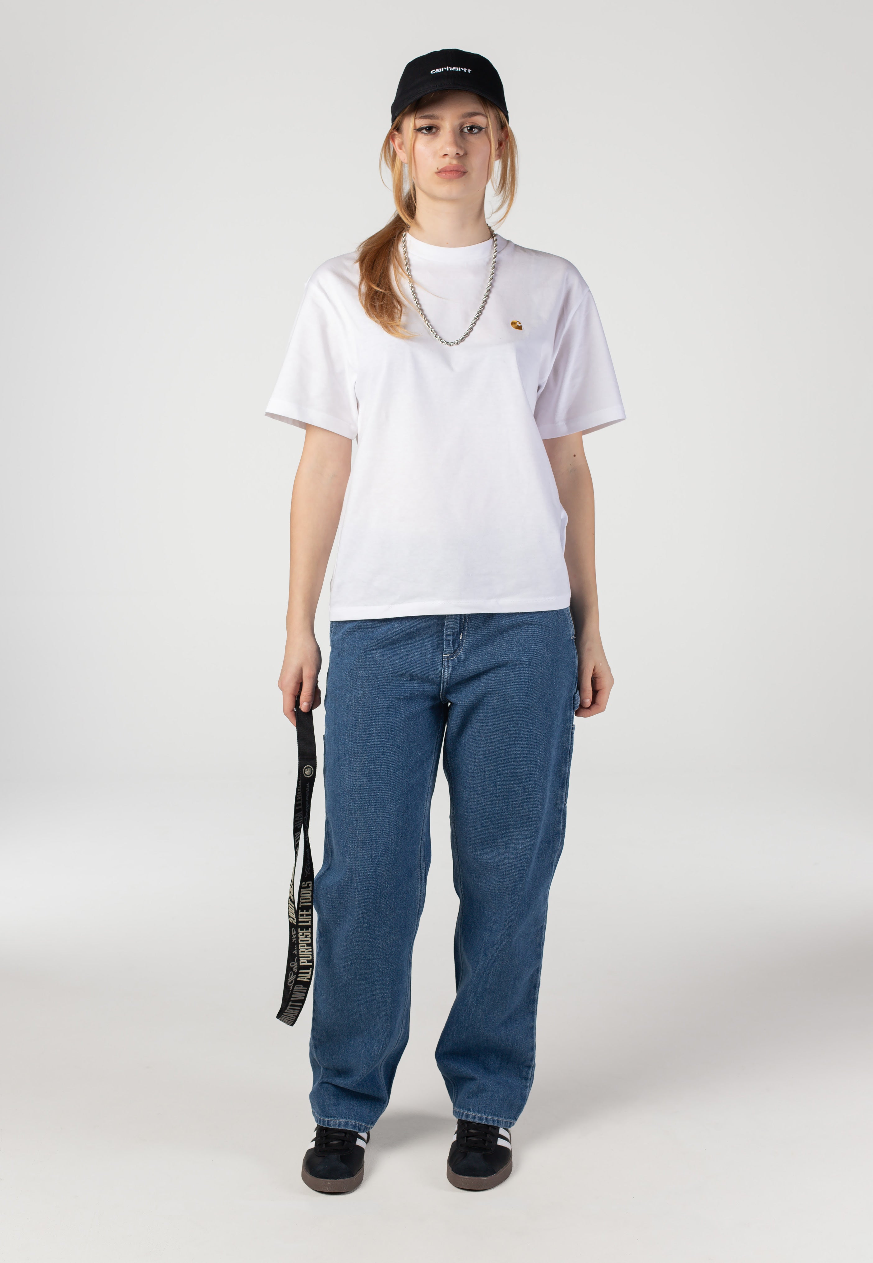 Carhartt WIP - W' Chase White/Gold - T-Shirt | Women-Image