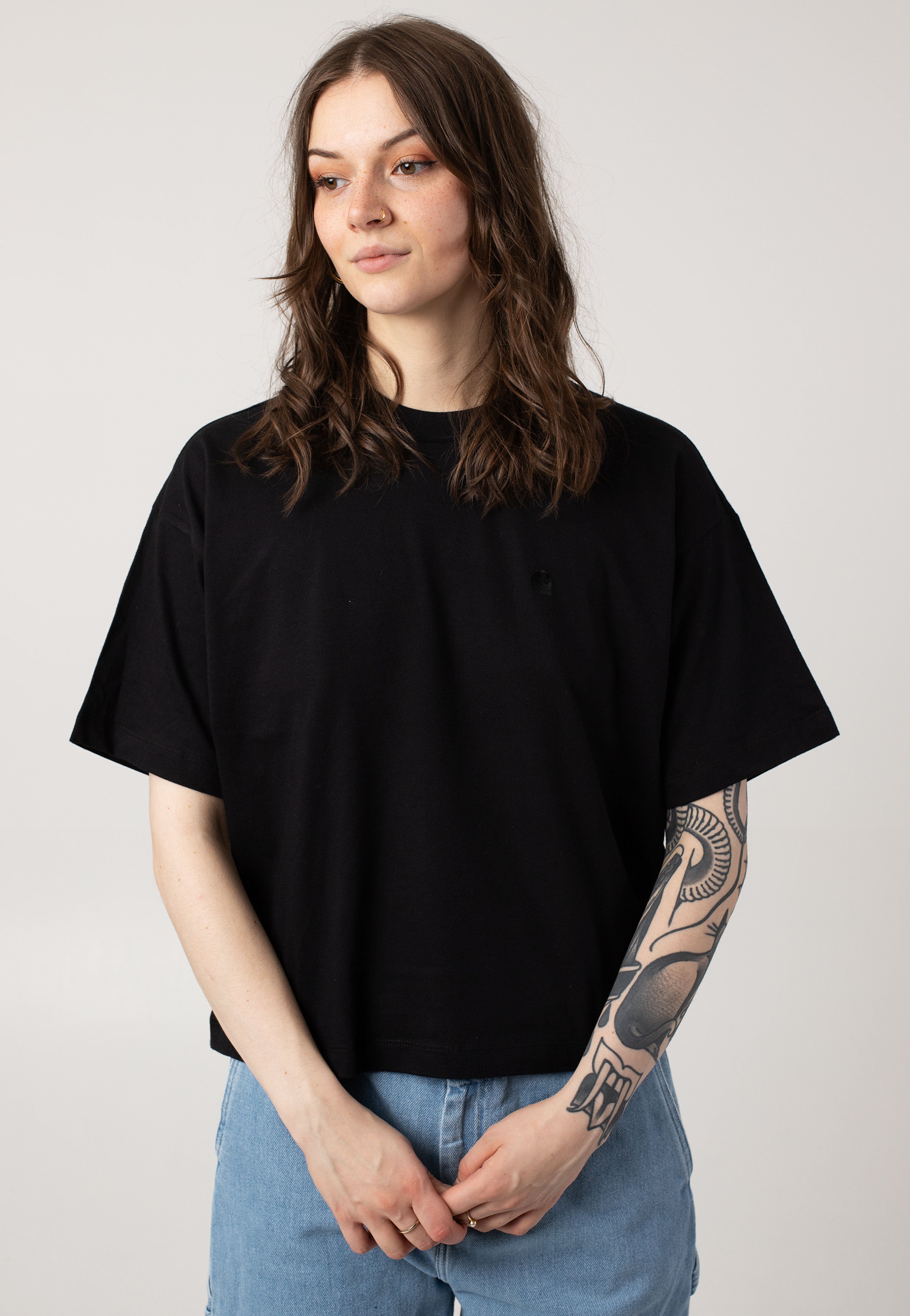 Carhartt WIP - W' Chester Black - T-Shirt | Women-Image