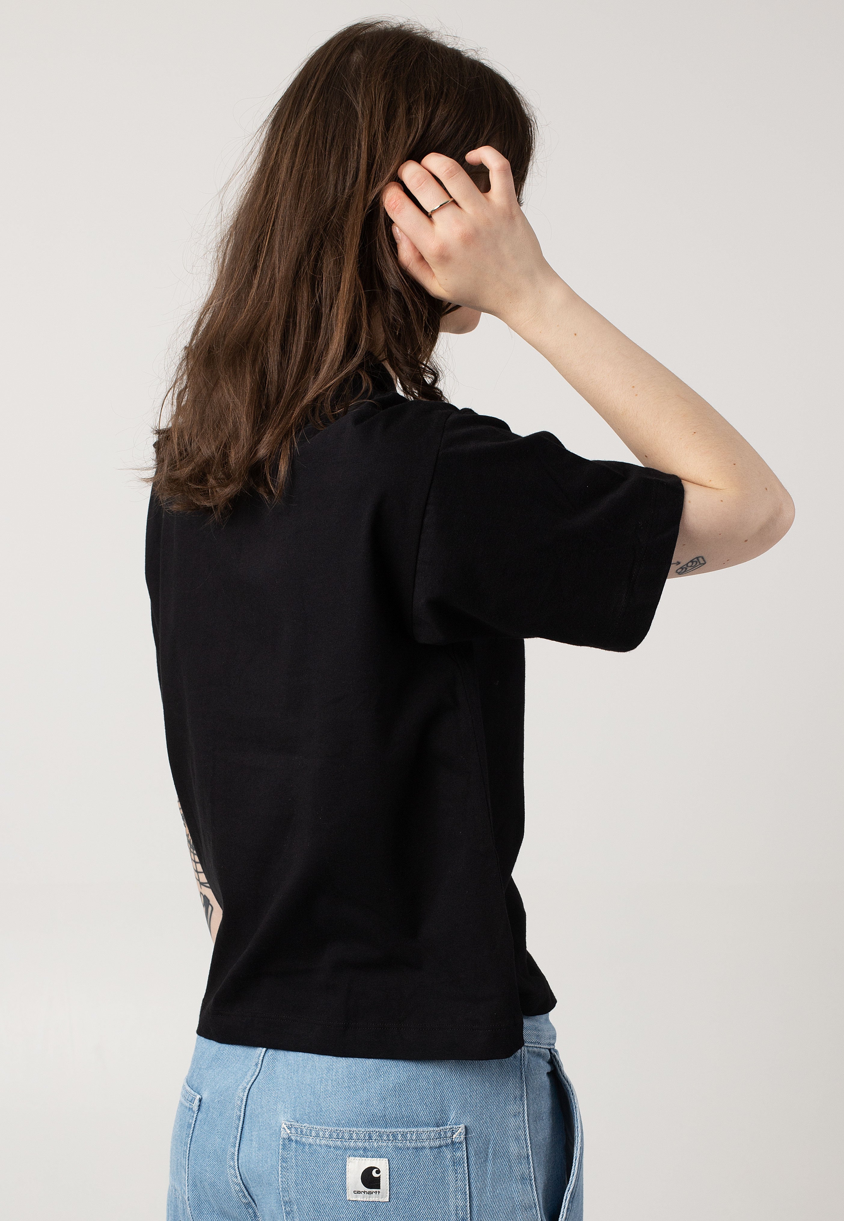 Carhartt WIP - W' Pierce Straight Stone Bleached Blue - Jeans | Women-Image