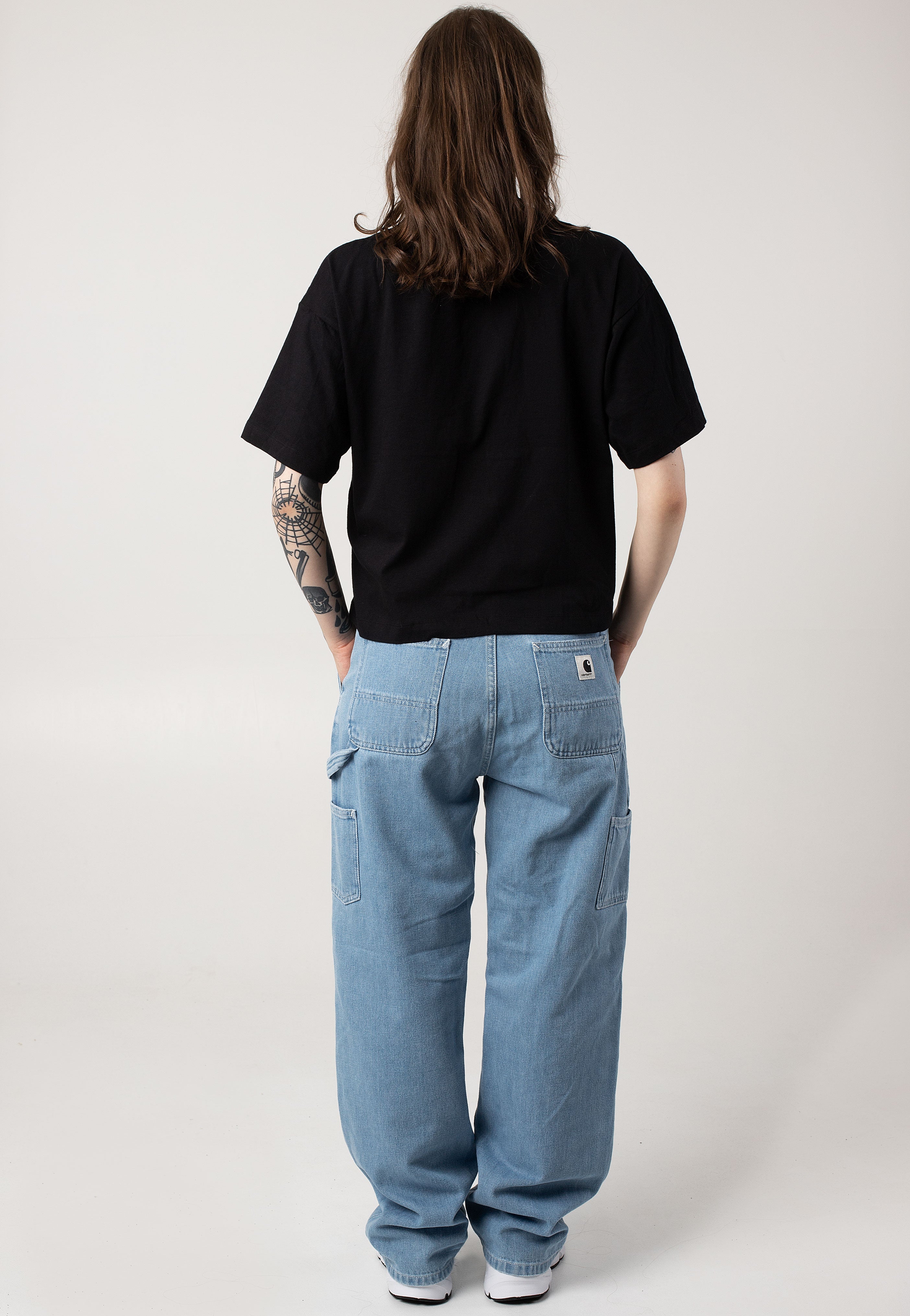 Carhartt WIP - W' Pierce Straight Stone Bleached Blue - Jeans | Women-Image