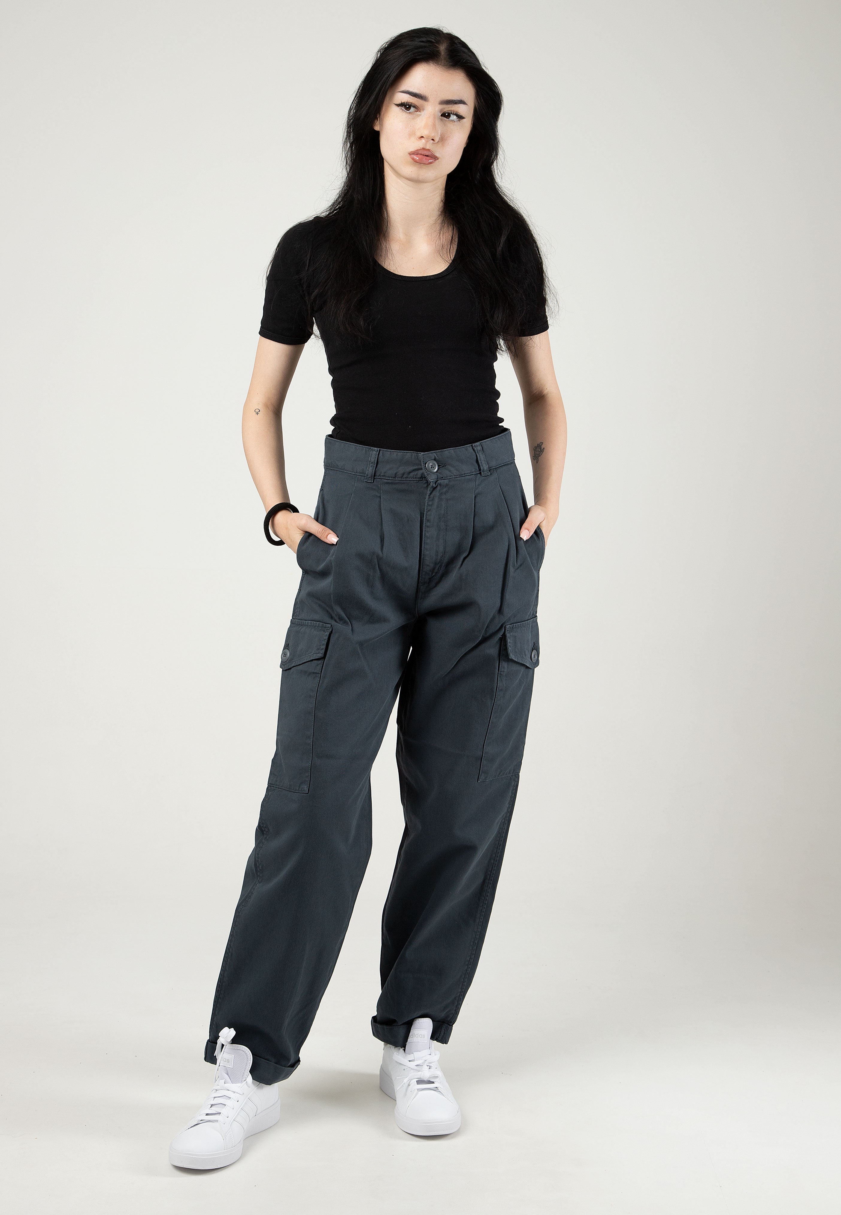 Carhartt WIP - W' Collins Garment Dyed Ore - Pants | Women-Image