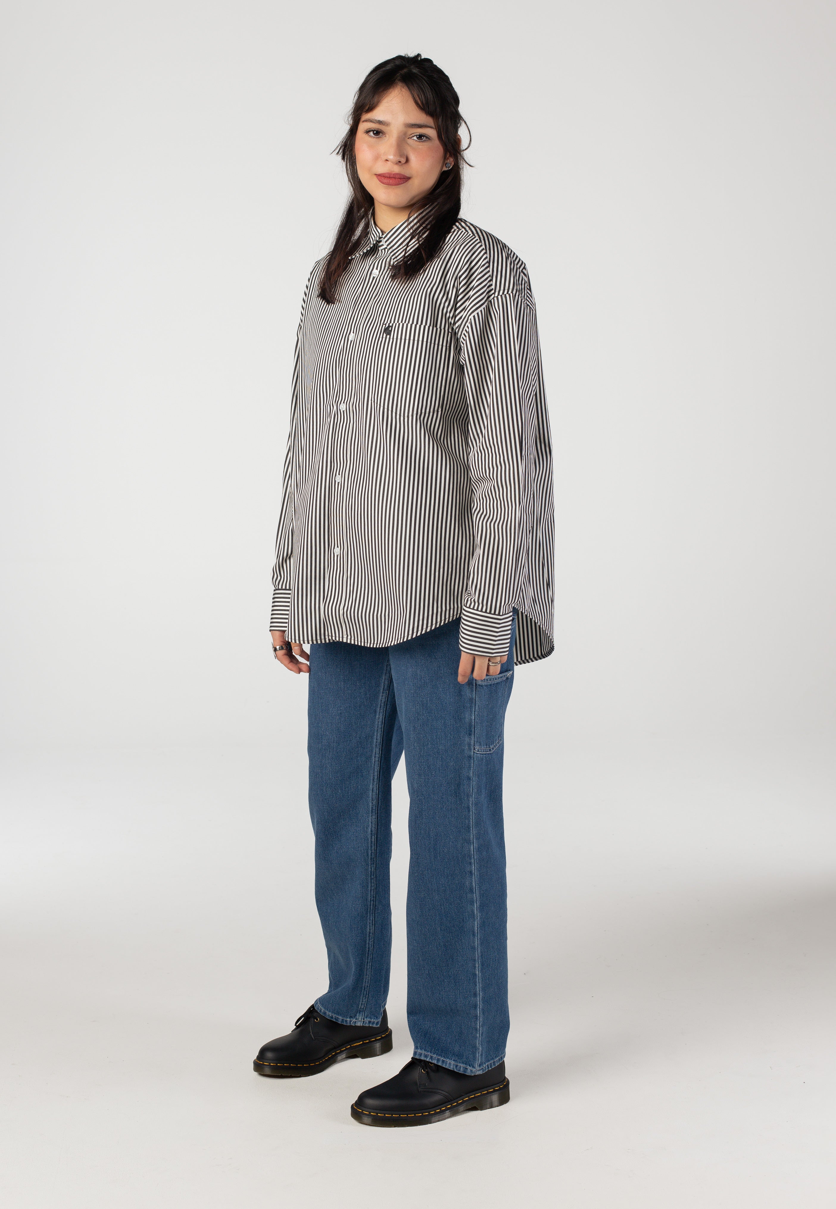 Carhartt WIP - W‘ Daldry Daldry Stripe Black/Wax - Shirt | Women-Image