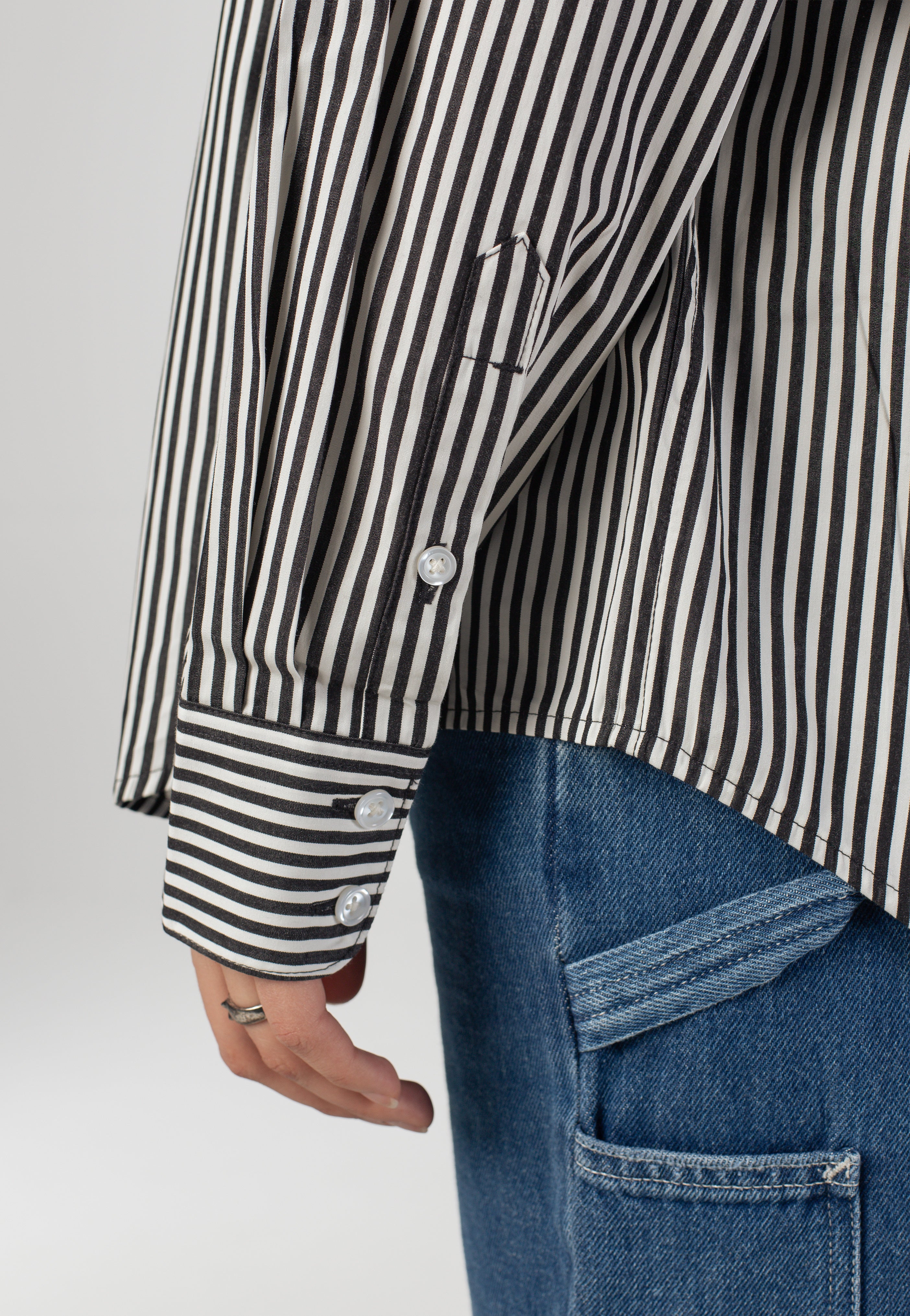 Carhartt WIP - W‘ Daldry Daldry Stripe Black/Wax - Shirt | Women-Image