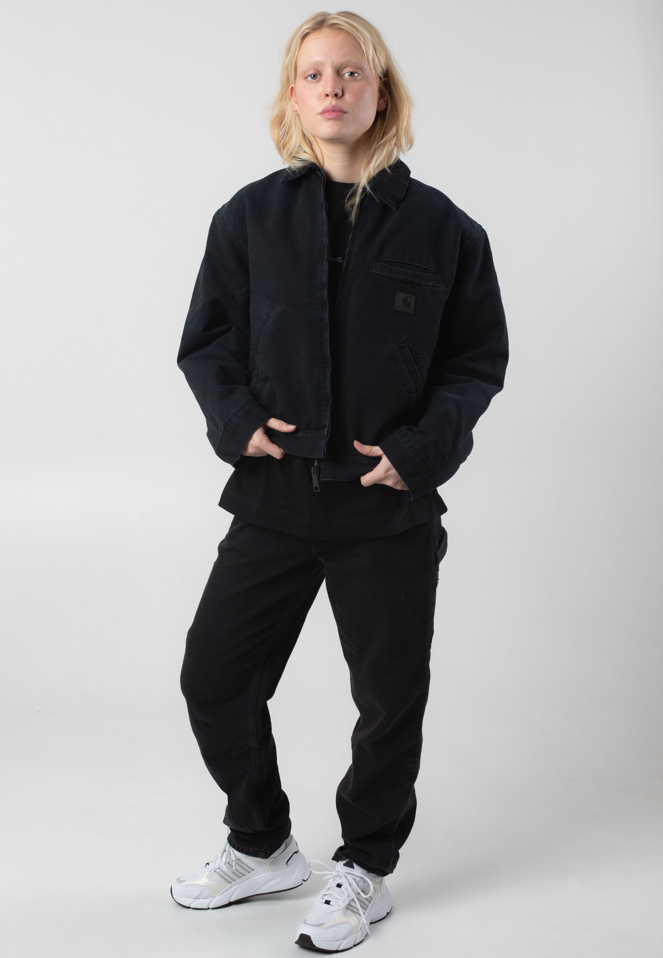 Carhartt WIP - W' Dayton Stone Canvas Black - Jacket | Women-Image