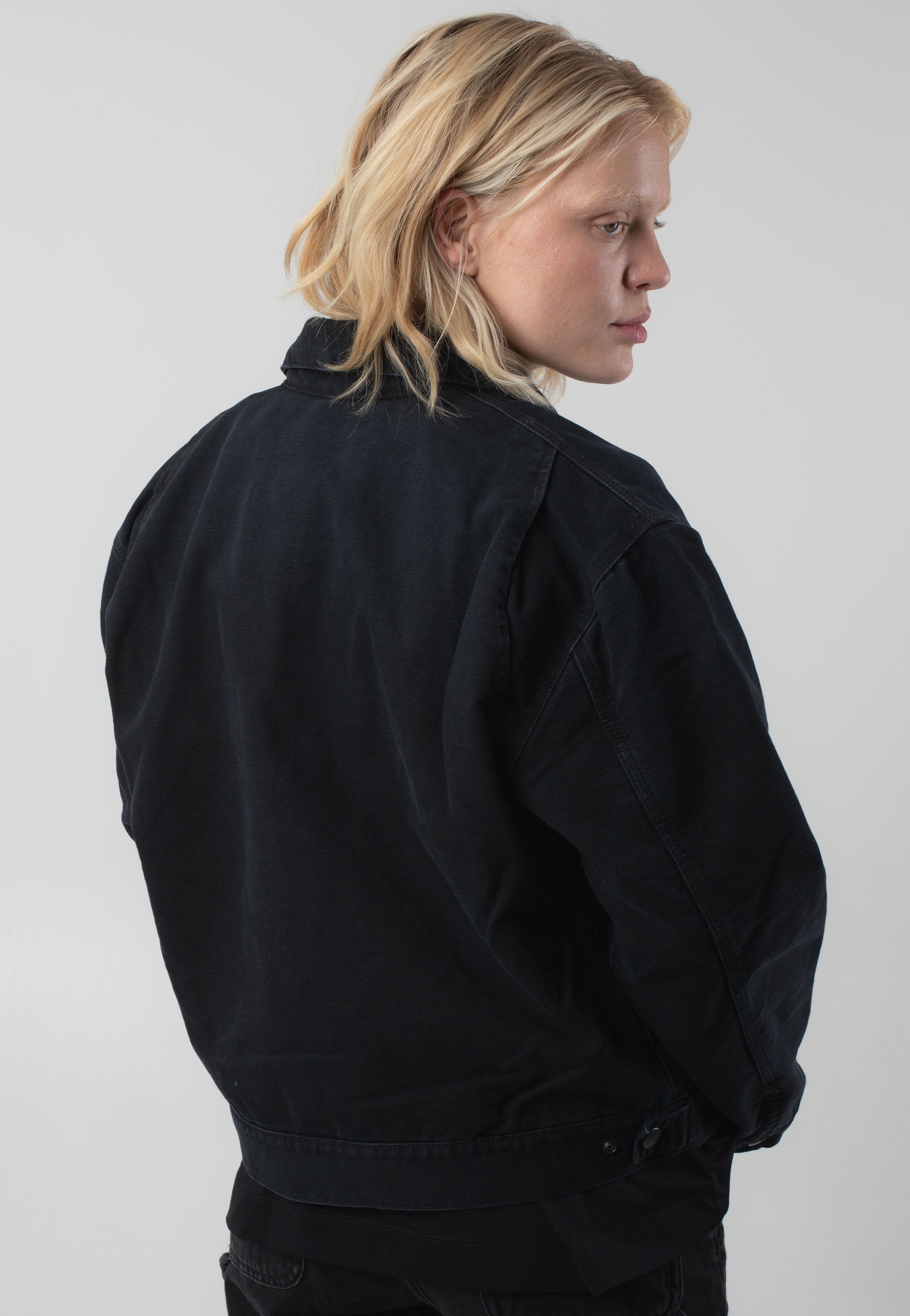Carhartt WIP - W' Dayton Stone Canvas Black - Jacket | Women-Image