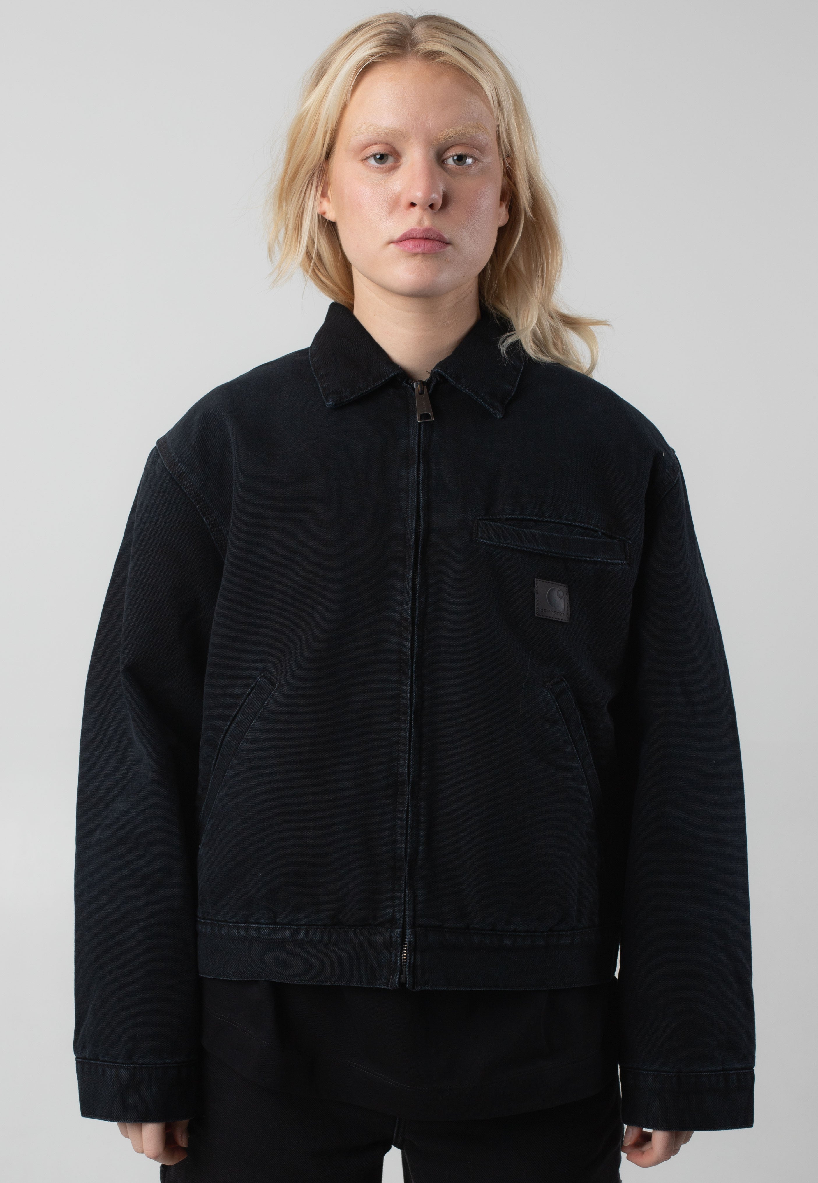 Carhartt WIP - W' Dayton Stone Canvas Black - Jacket | Women-Image