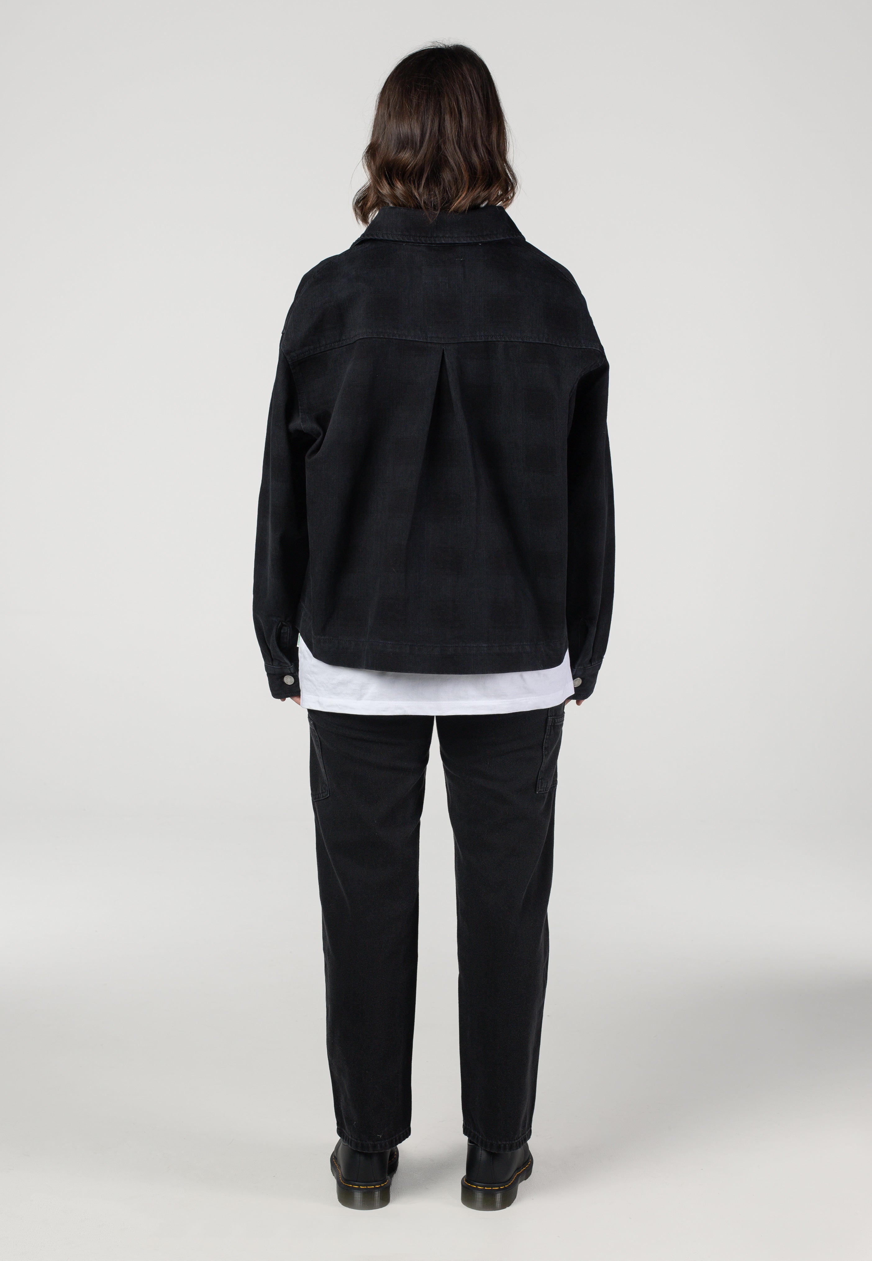 Carhartt WIP - W' Everson Stone Washed Print Black - Jacket | Women-Image