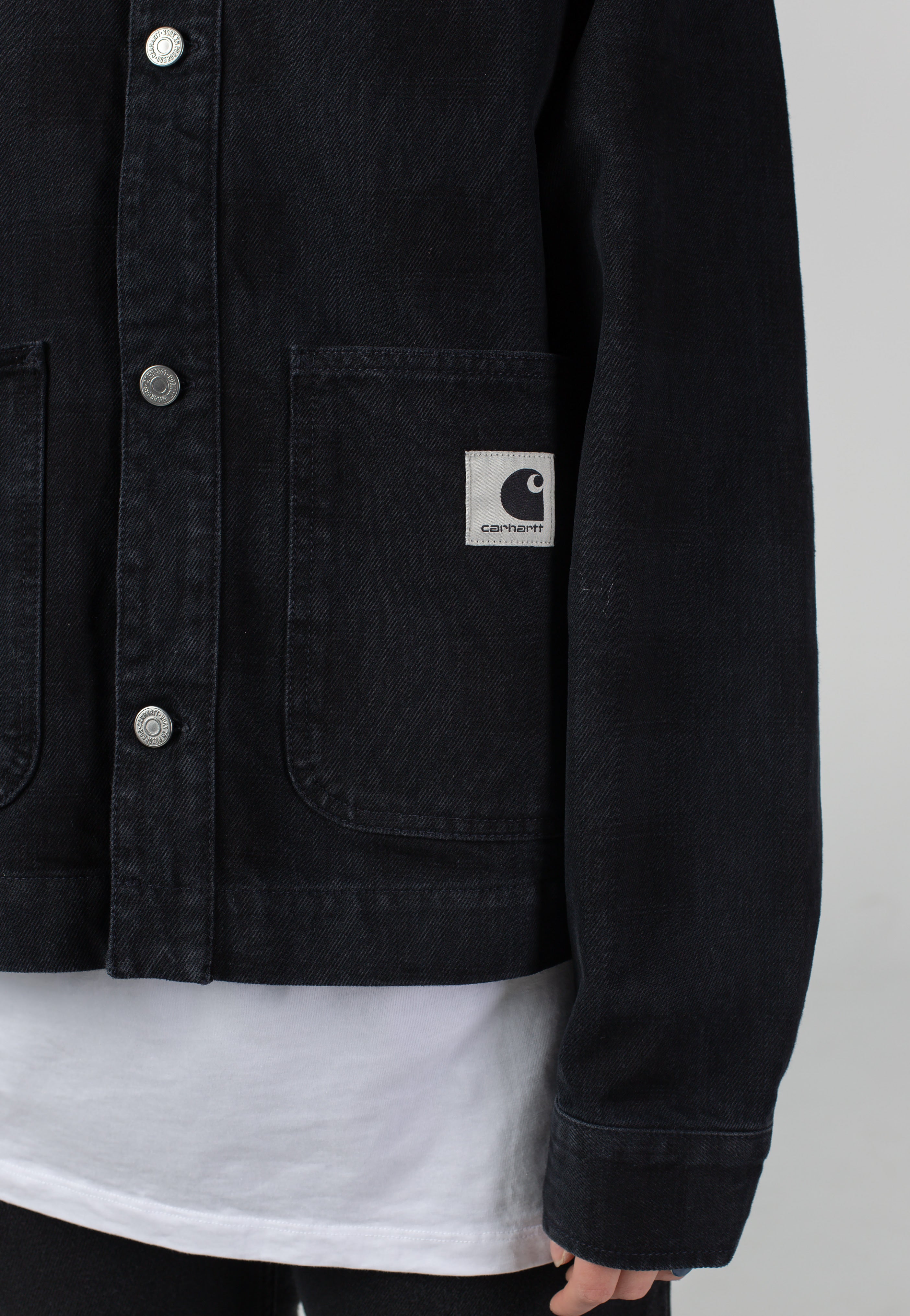 Carhartt WIP - W' Everson Stone Washed Print Black - Jacket | Women-Image