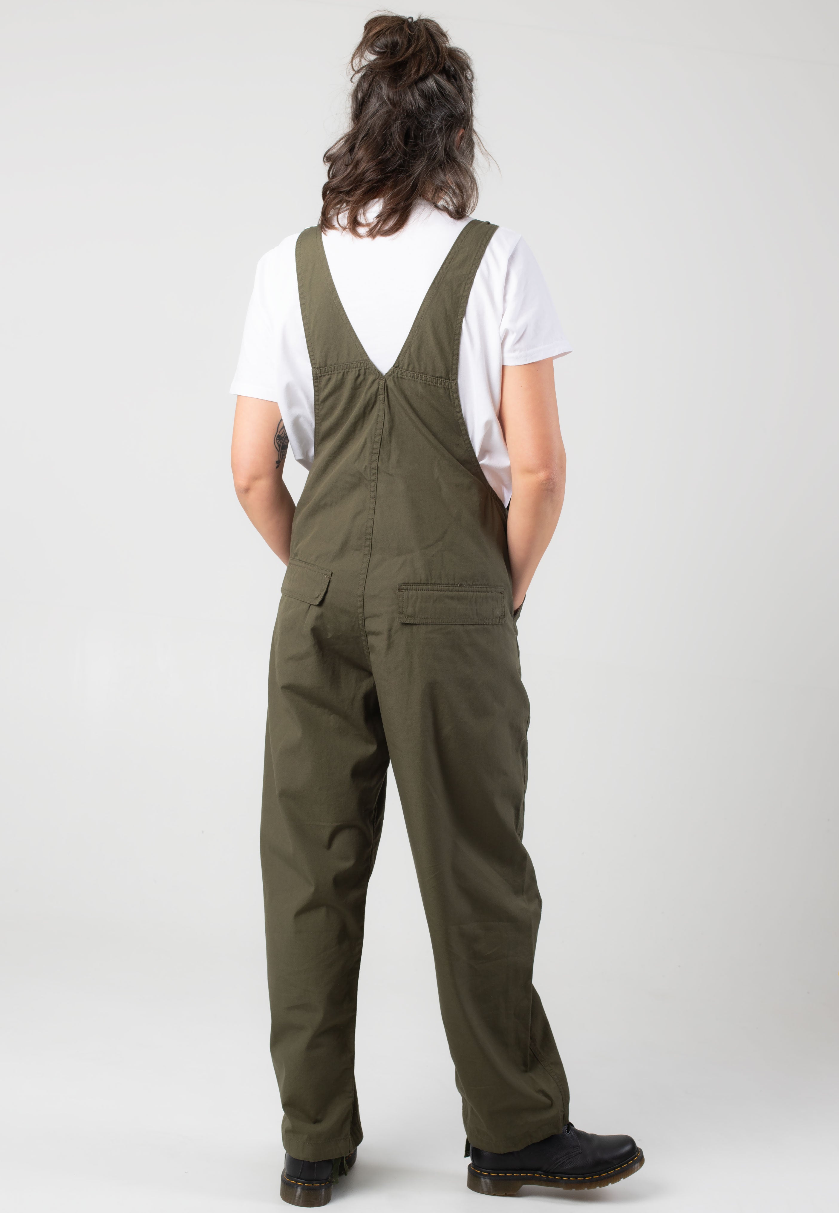 Carhartt WIP - W' Harlington Bib Rinsed Turtle - Pants | Women-Image