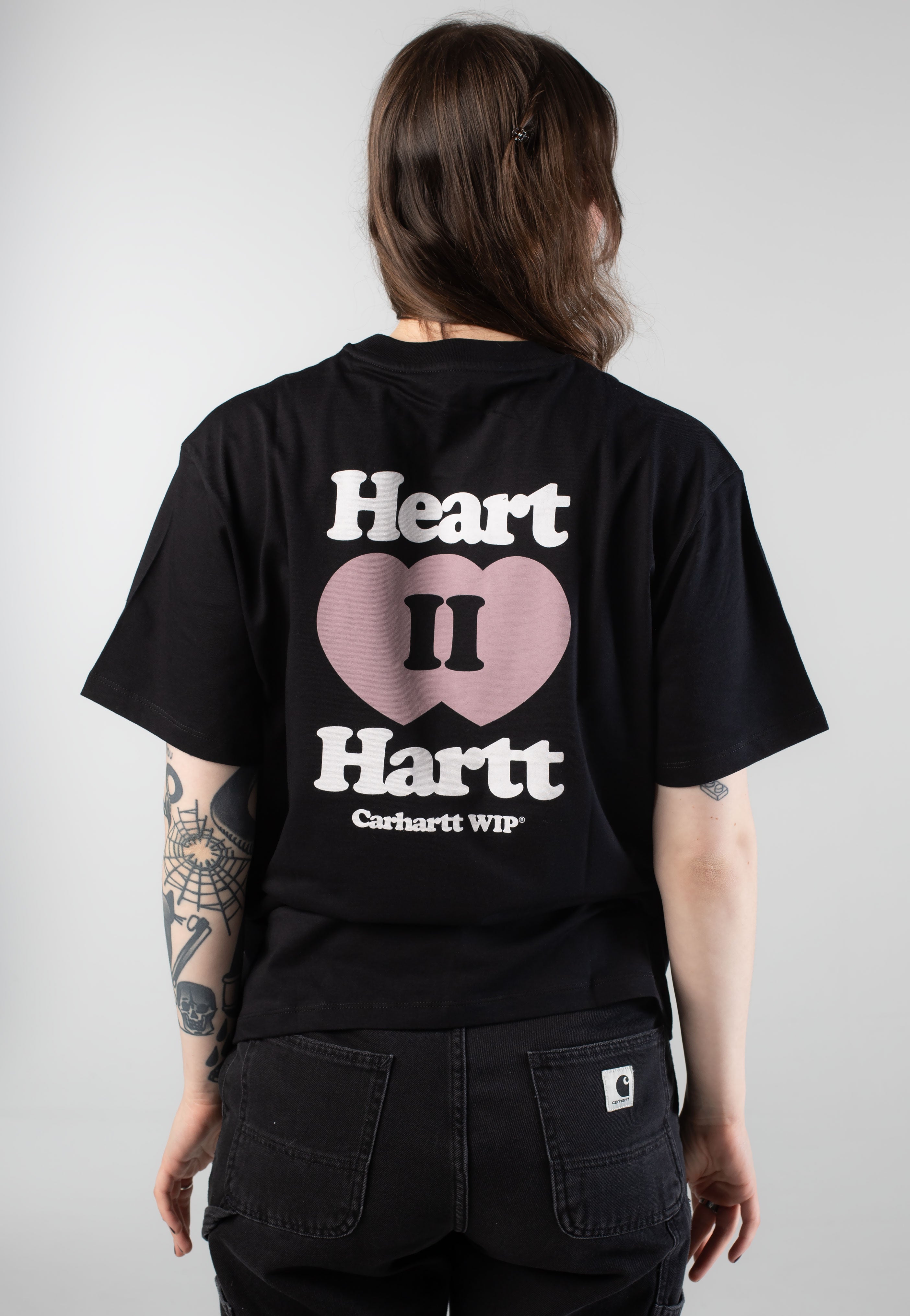 Carhartt WIP - W' Heart II Hartt Black - T-Shirt | Women-Image