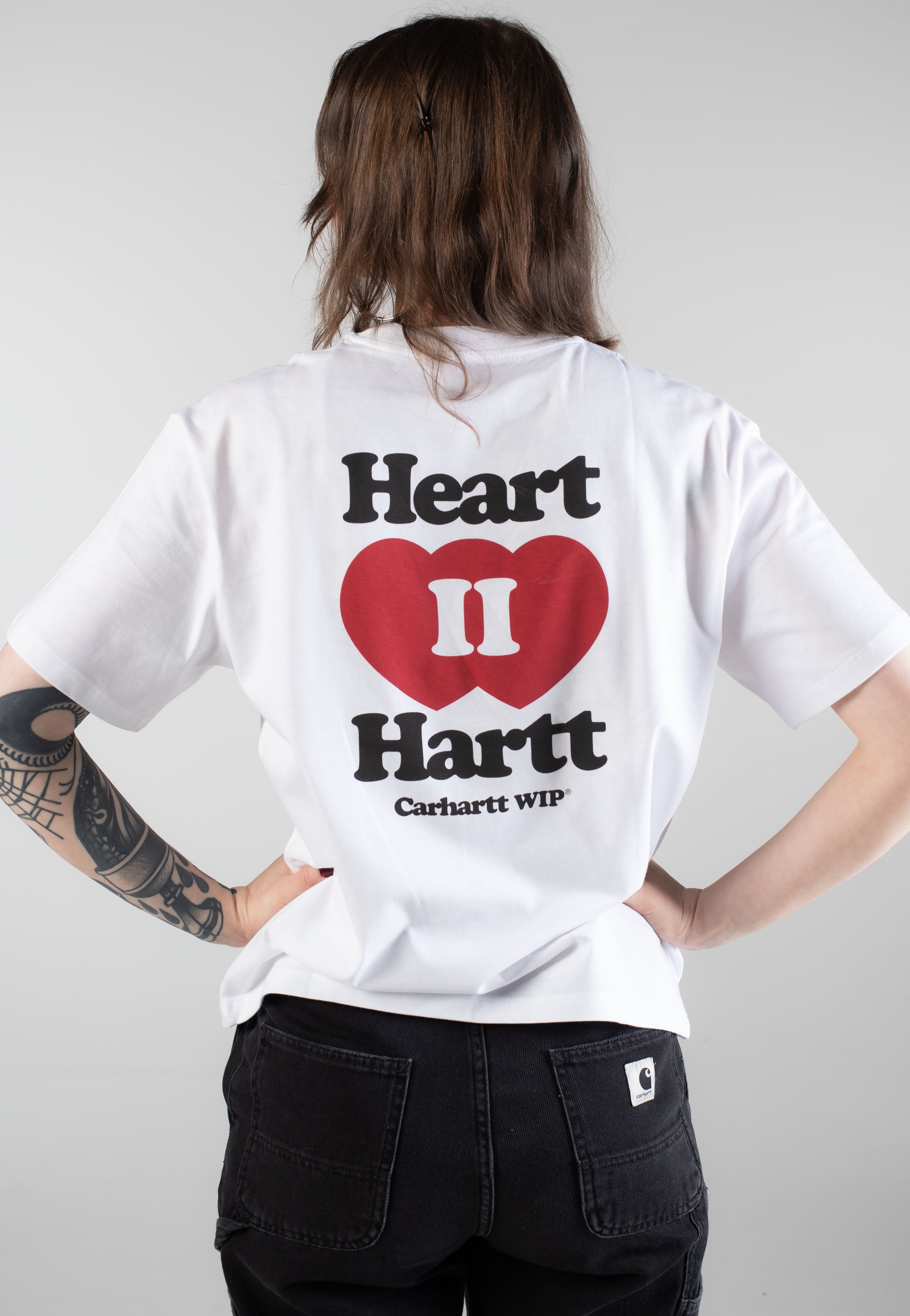 Carhartt WIP - W' Heart II Hartt White - T-Shirt | Women-Image