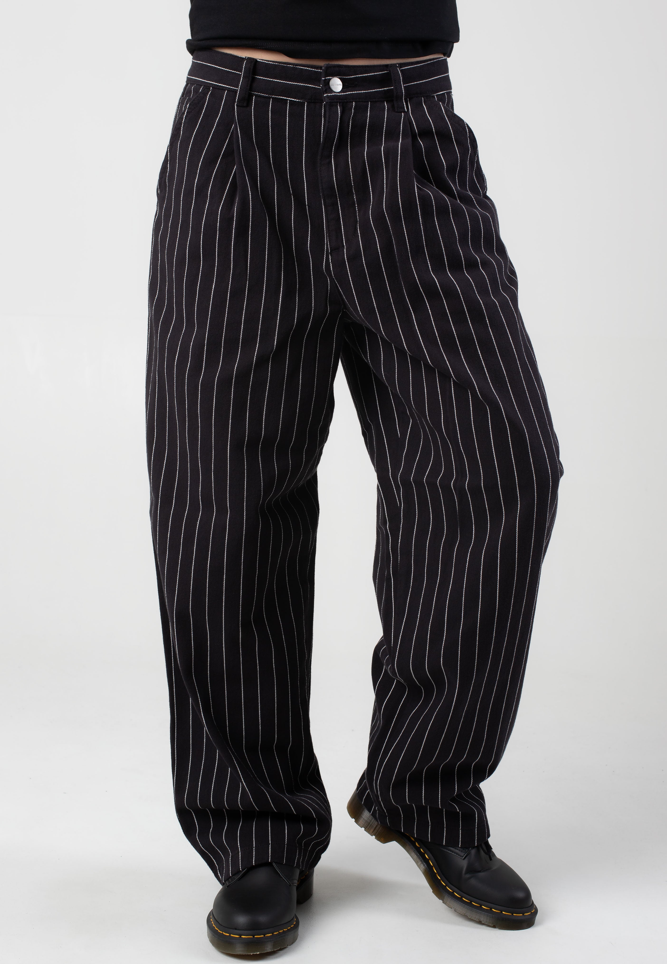 Carhartt WIP - W' Hendry Rinsed Seaton Stripe/Black/Wax - Pants | Women-Image