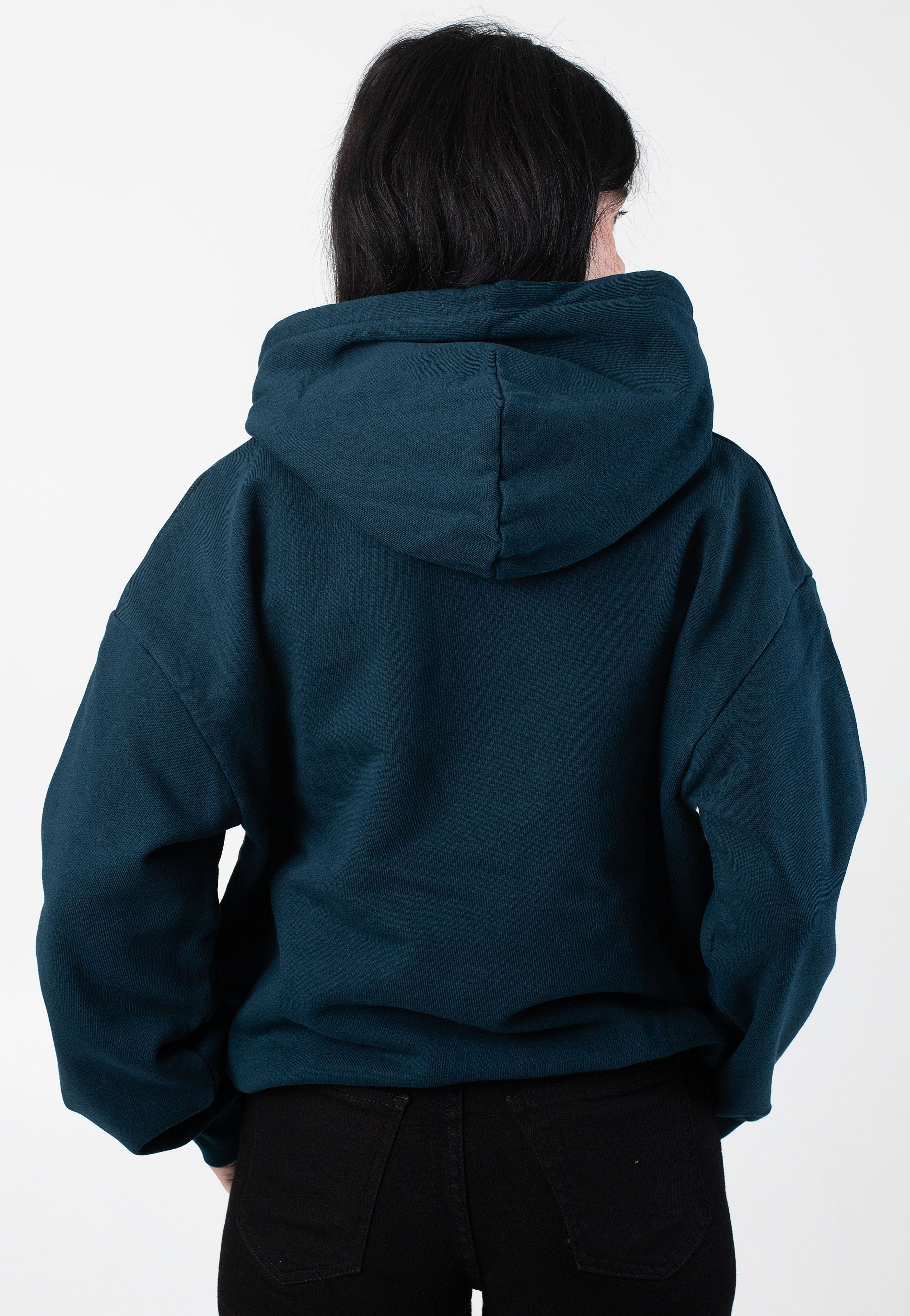 Carhartt WIP - W' Hooded Casey Duck Blue/Silver - Hoodie | Women-Image