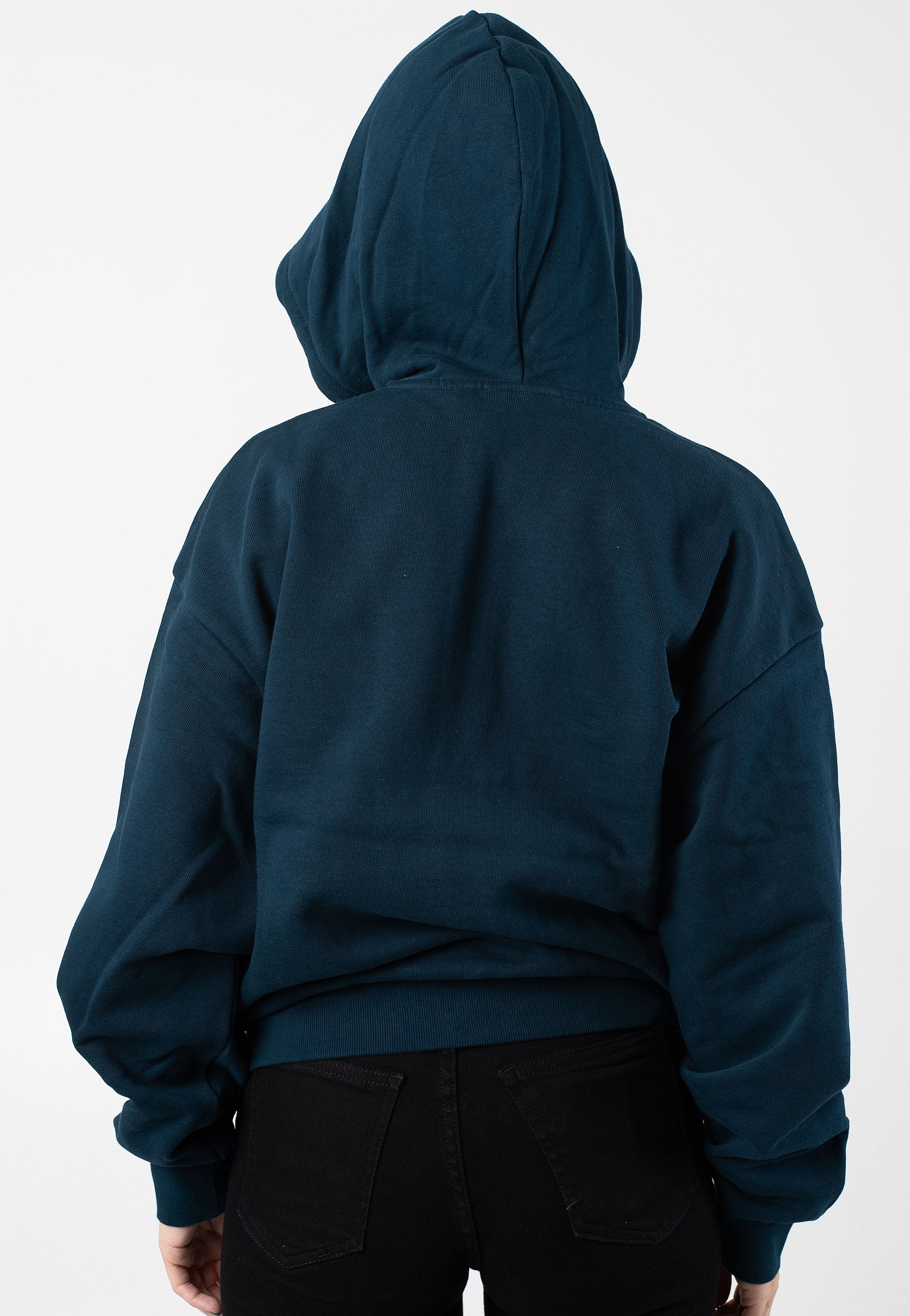 Carhartt WIP - W' Hooded Casey Duck Blue/Silver - Zipper | Women-Image
