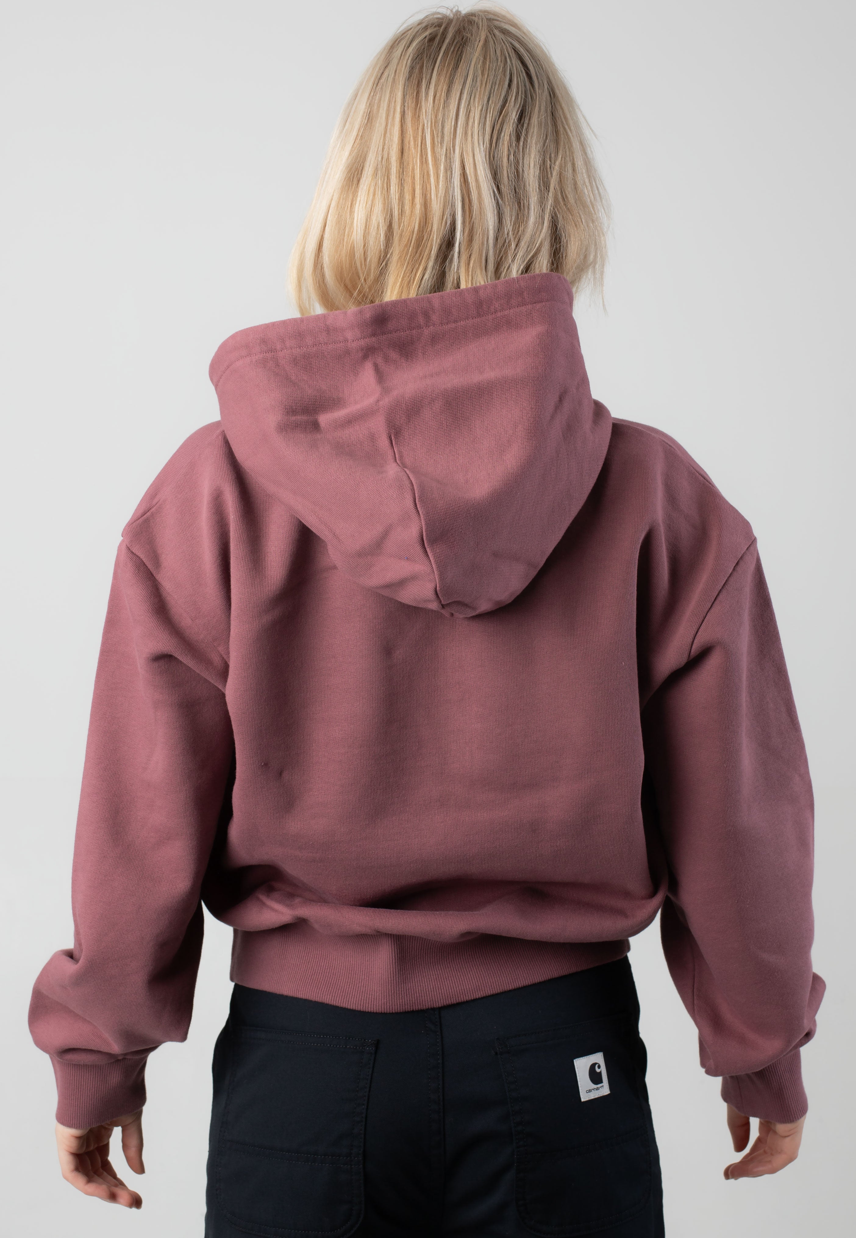 Carhartt WIP - W' Hooded Casey Dusky Pink/Silver - Hoodie | Women-Image
