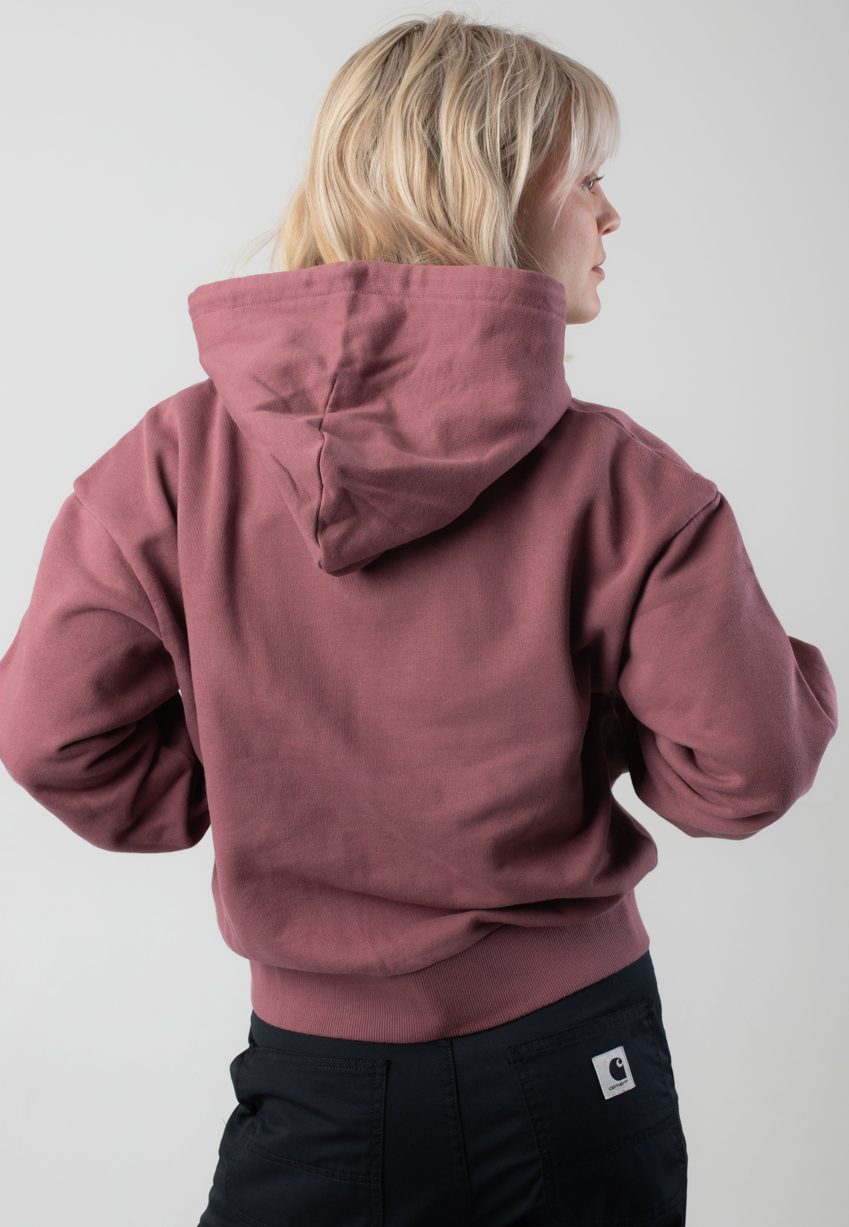Carhartt WIP - W' Hooded Casey Dusky Pink/Silver - Zipper | Women-Image
