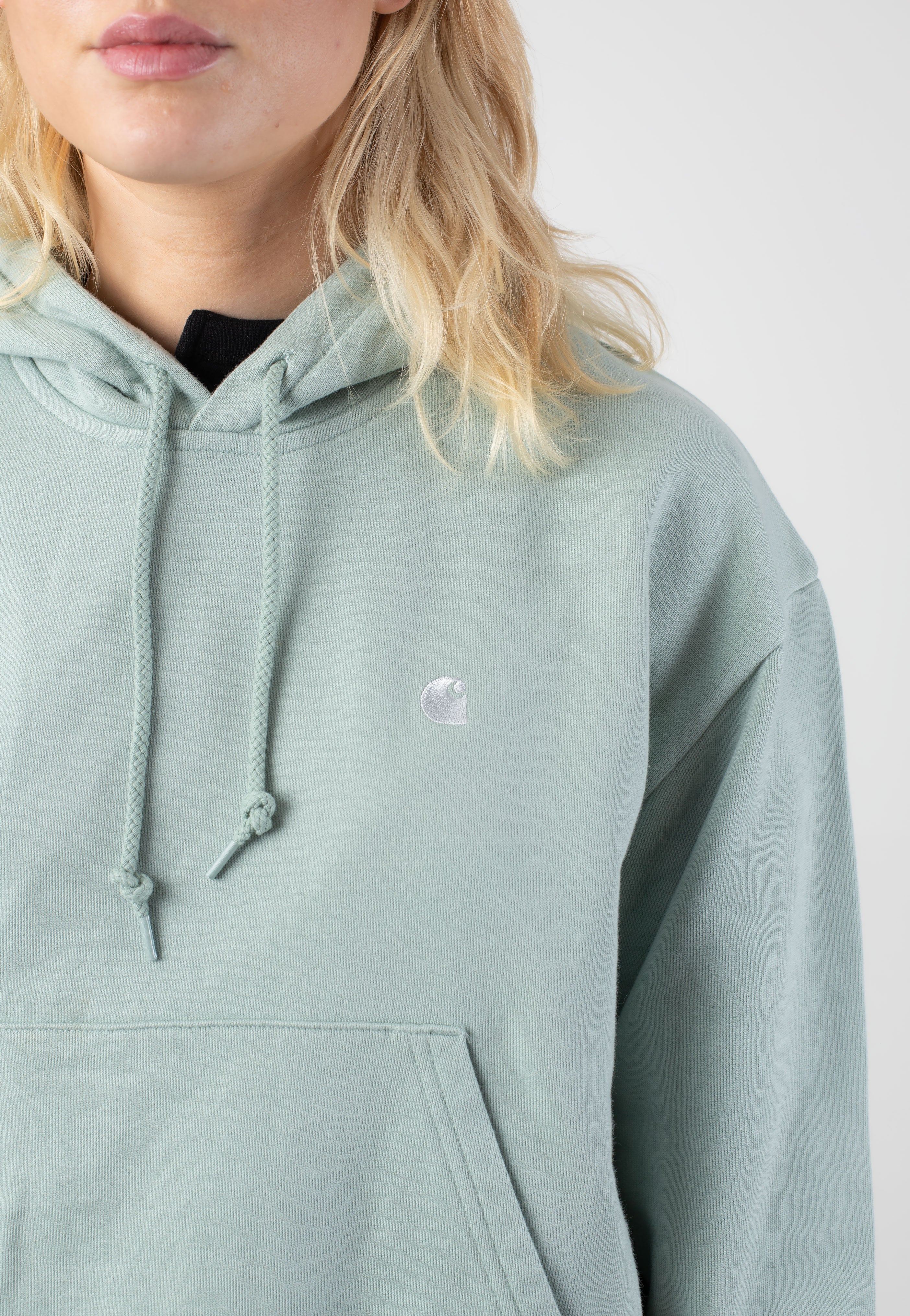 Carhartt WIP - W' Hooded Casey Frosted Green/Silver - Hoodie | Women-Image