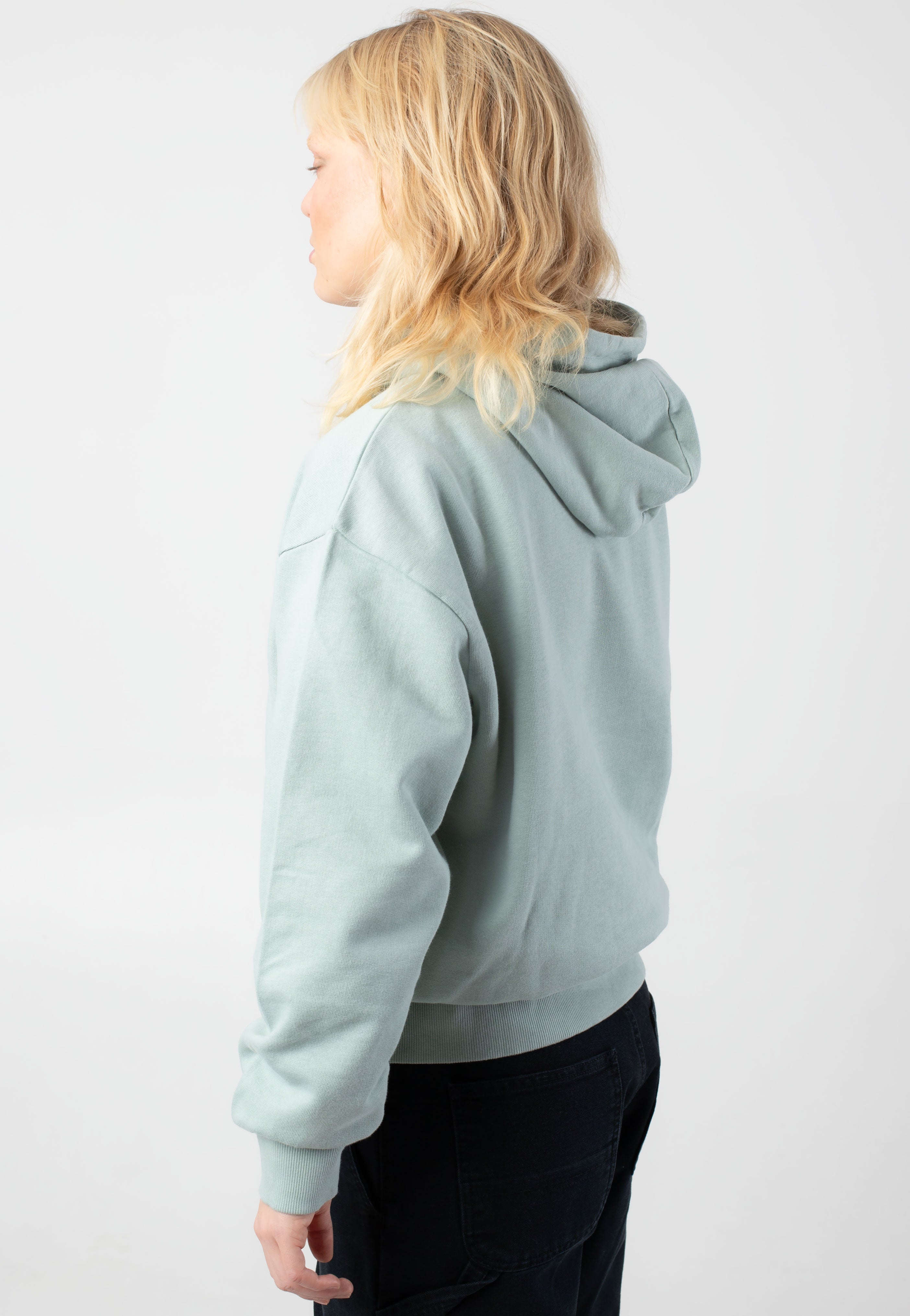 Carhartt WIP - W' Hooded Casey Frosted Green/Silver - Hoodie | Women-Image