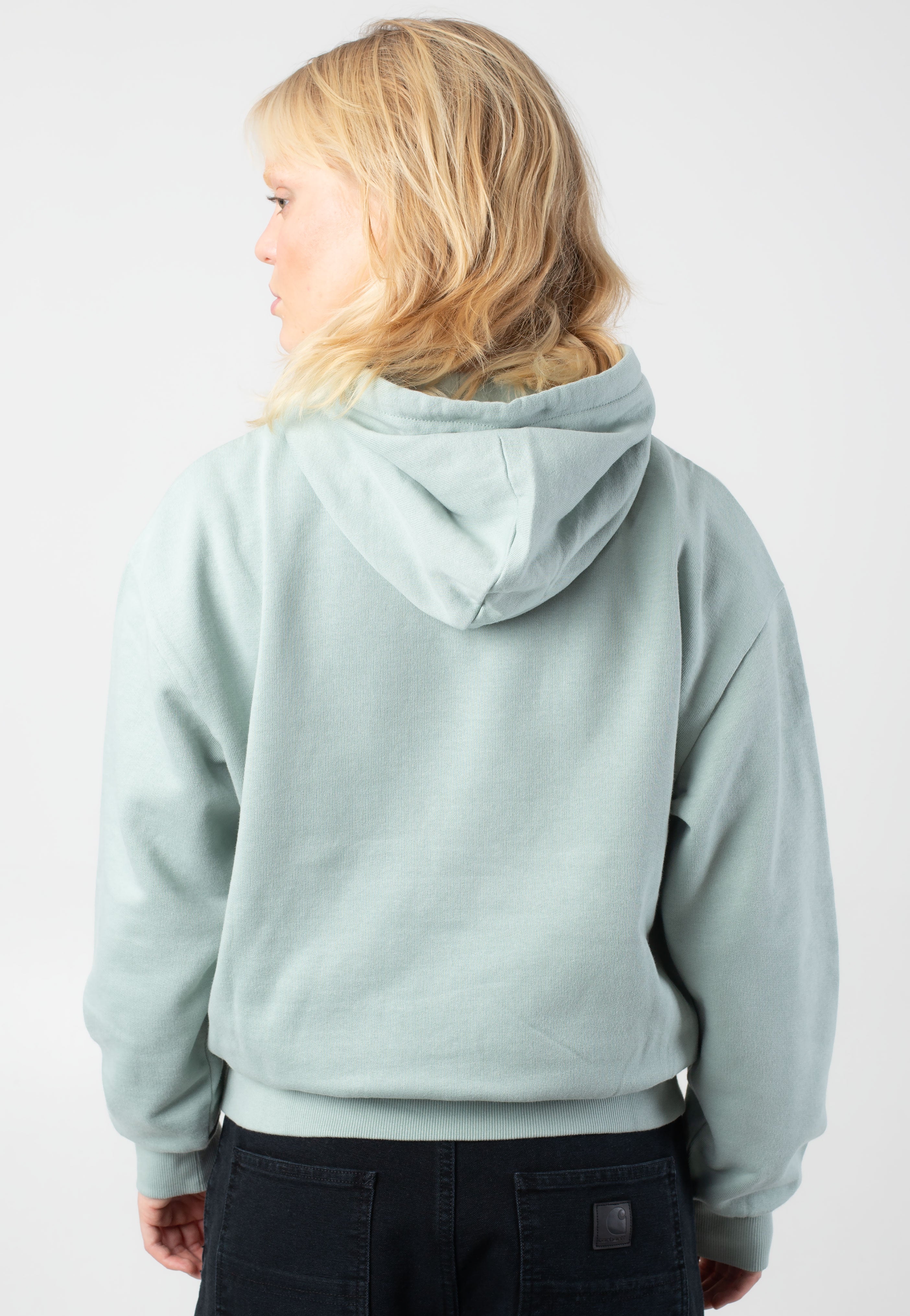 Carhartt WIP - W' Hooded Casey Frosted Green/Silver - Hoodie | Women-Image