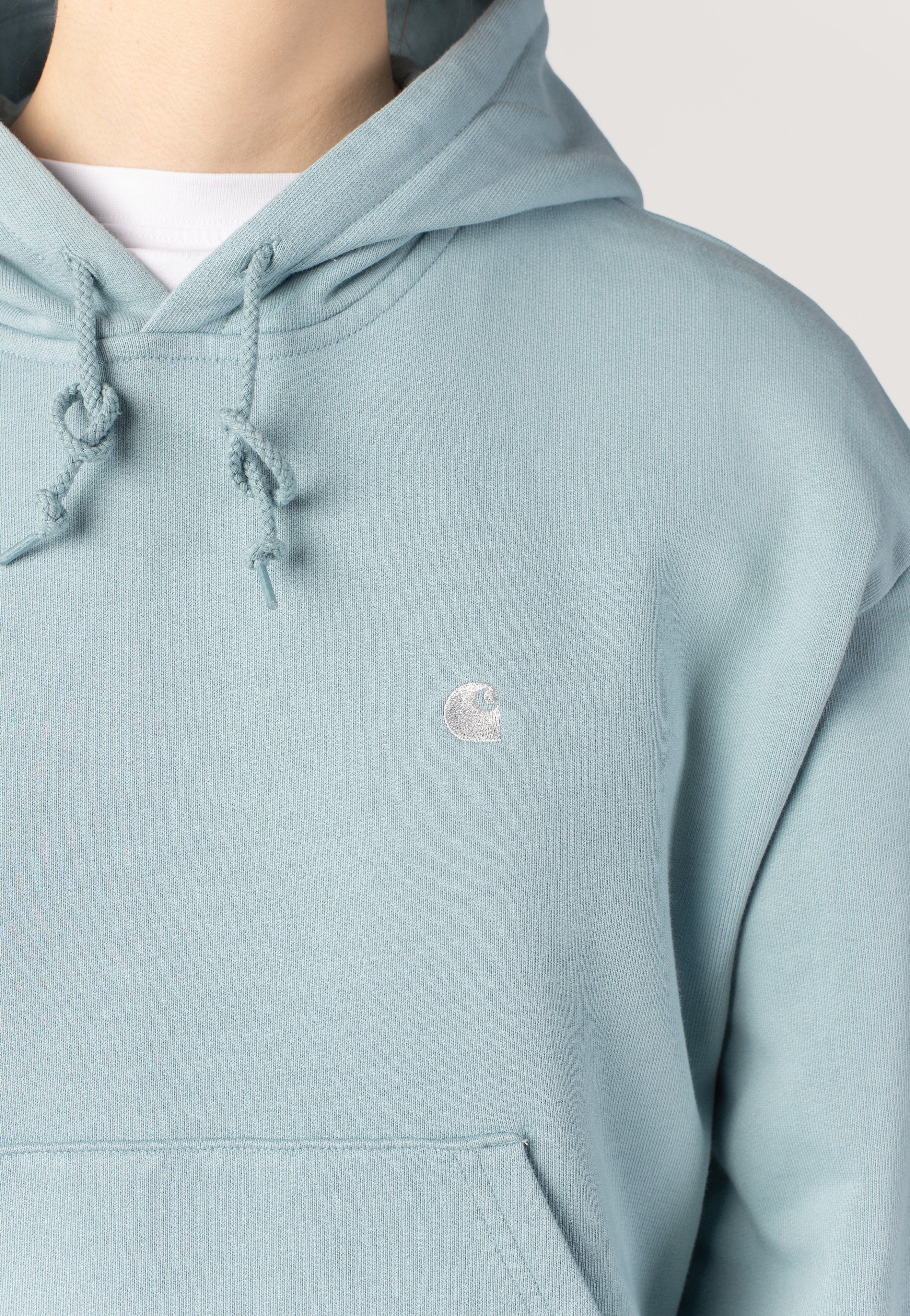 Carhartt WIP - W' Hooded Casey Tourmaline/Silver - Hoodie | Women-Image