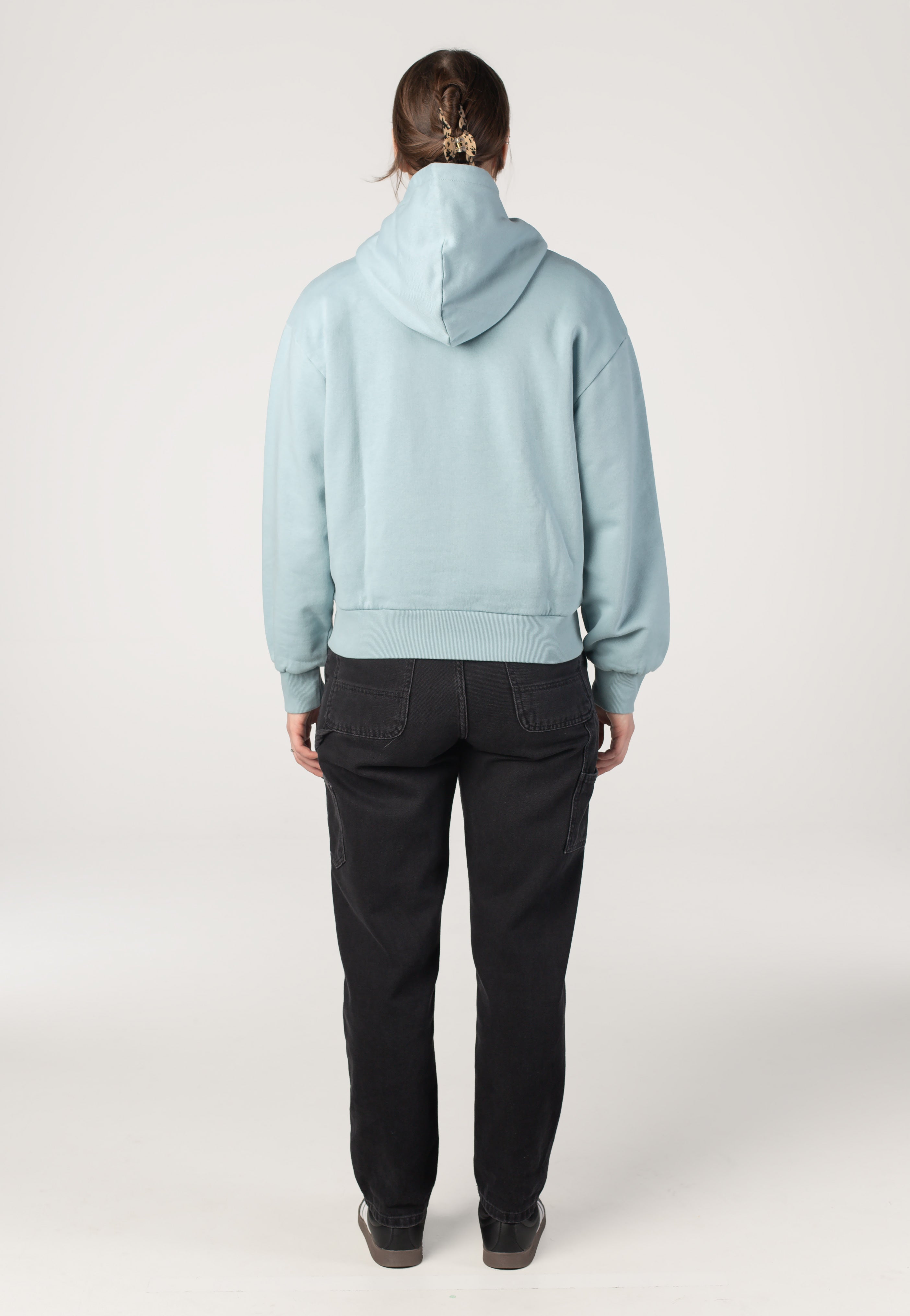 Carhartt WIP - W' Hooded Casey Tourmaline/Silver - Hoodie | Women-Image