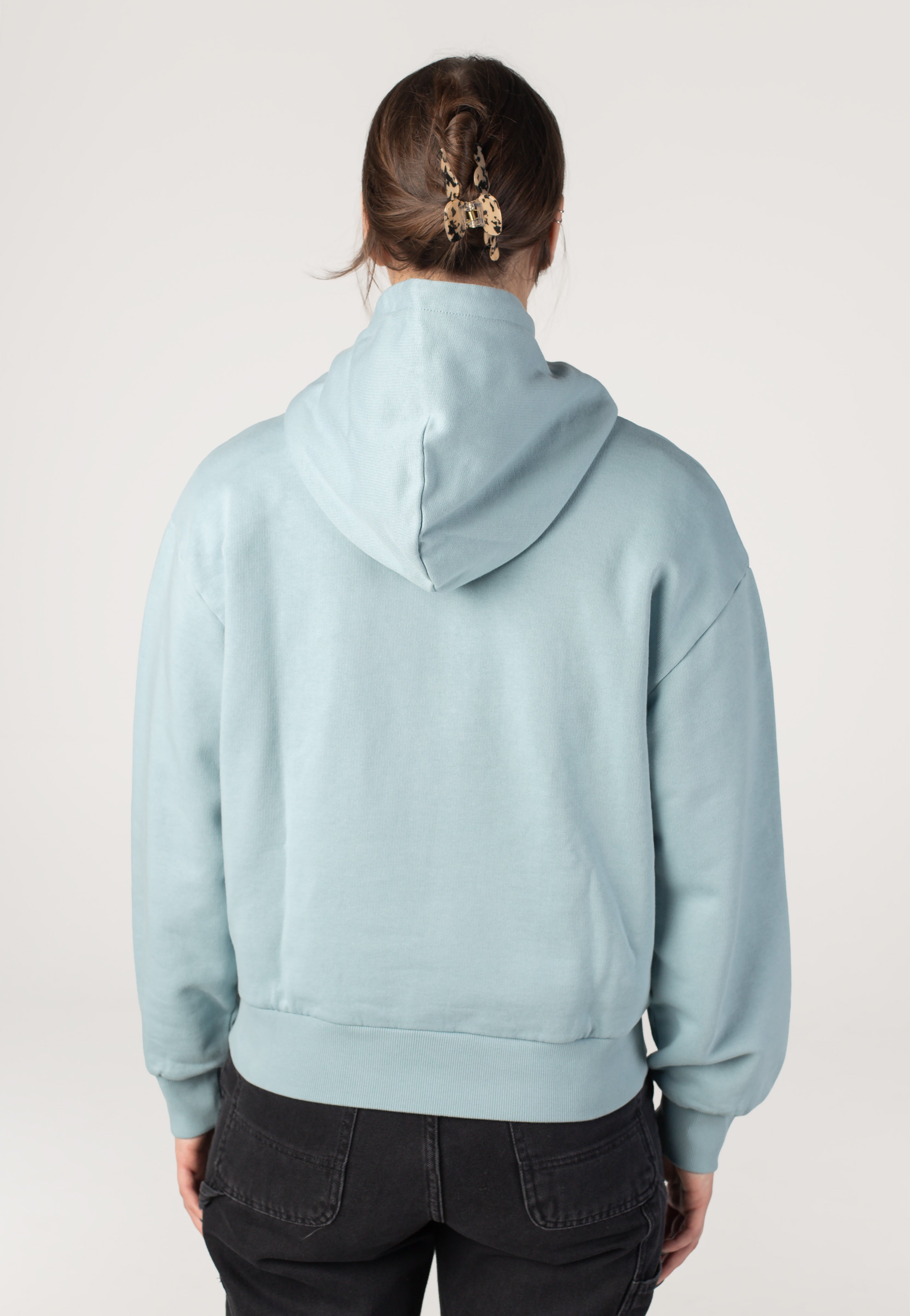 Carhartt WIP - W' Hooded Casey Tourmaline/Silver - Hoodie | Women-Image