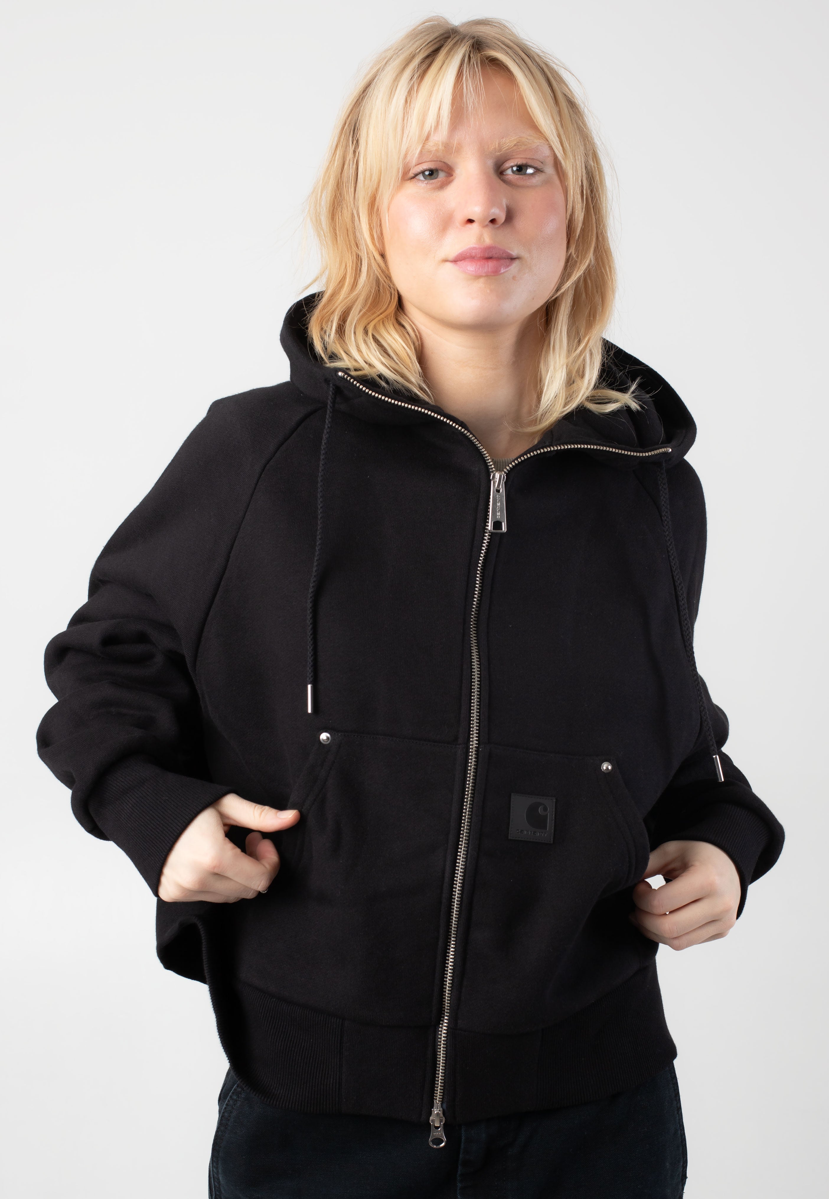 Carhartt WIP - W' Hooded Eldon Black - Jacket | Women-Image