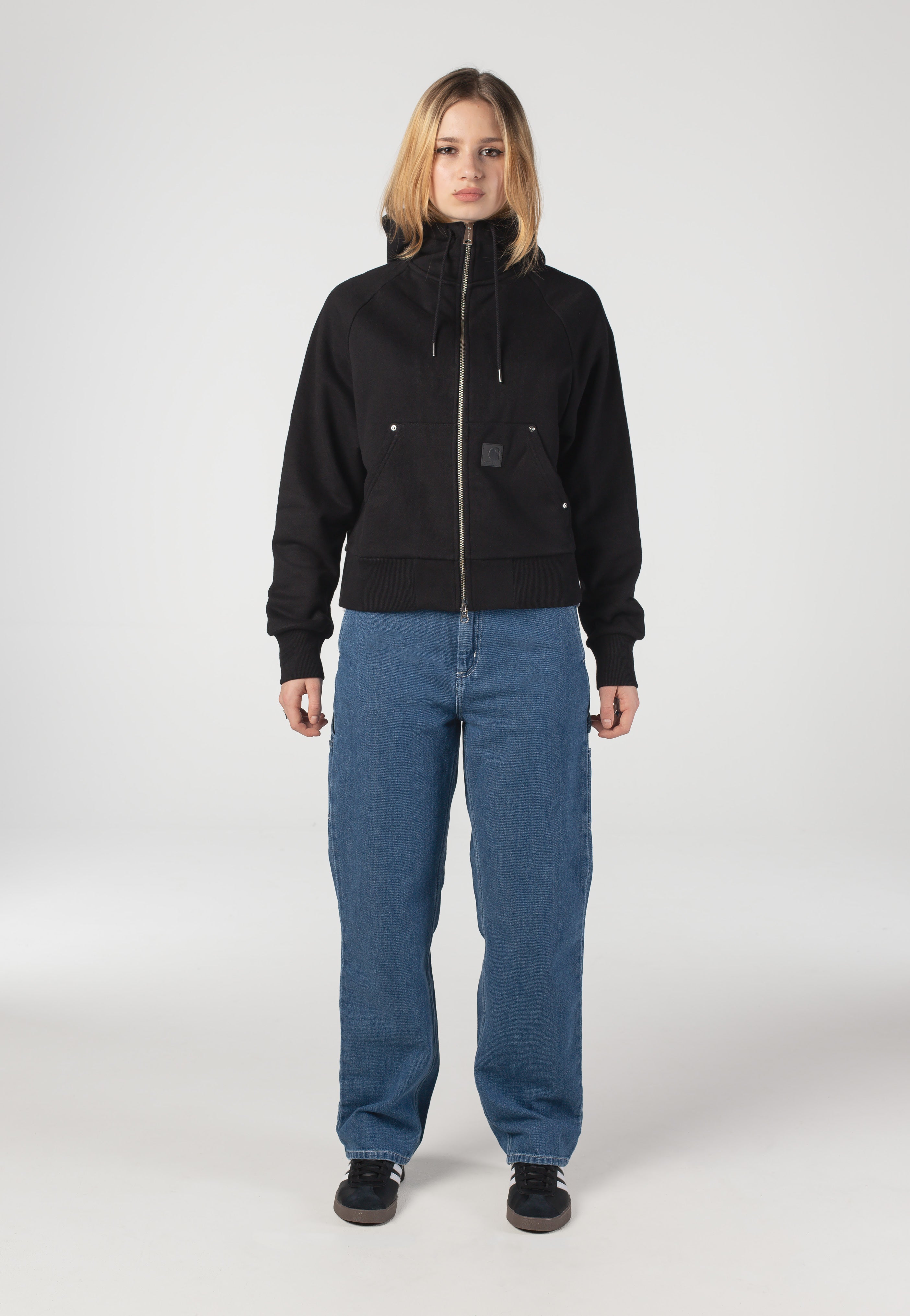 Carhartt WIP - W' Hooded Eldon Black - Jacket | Women-Image