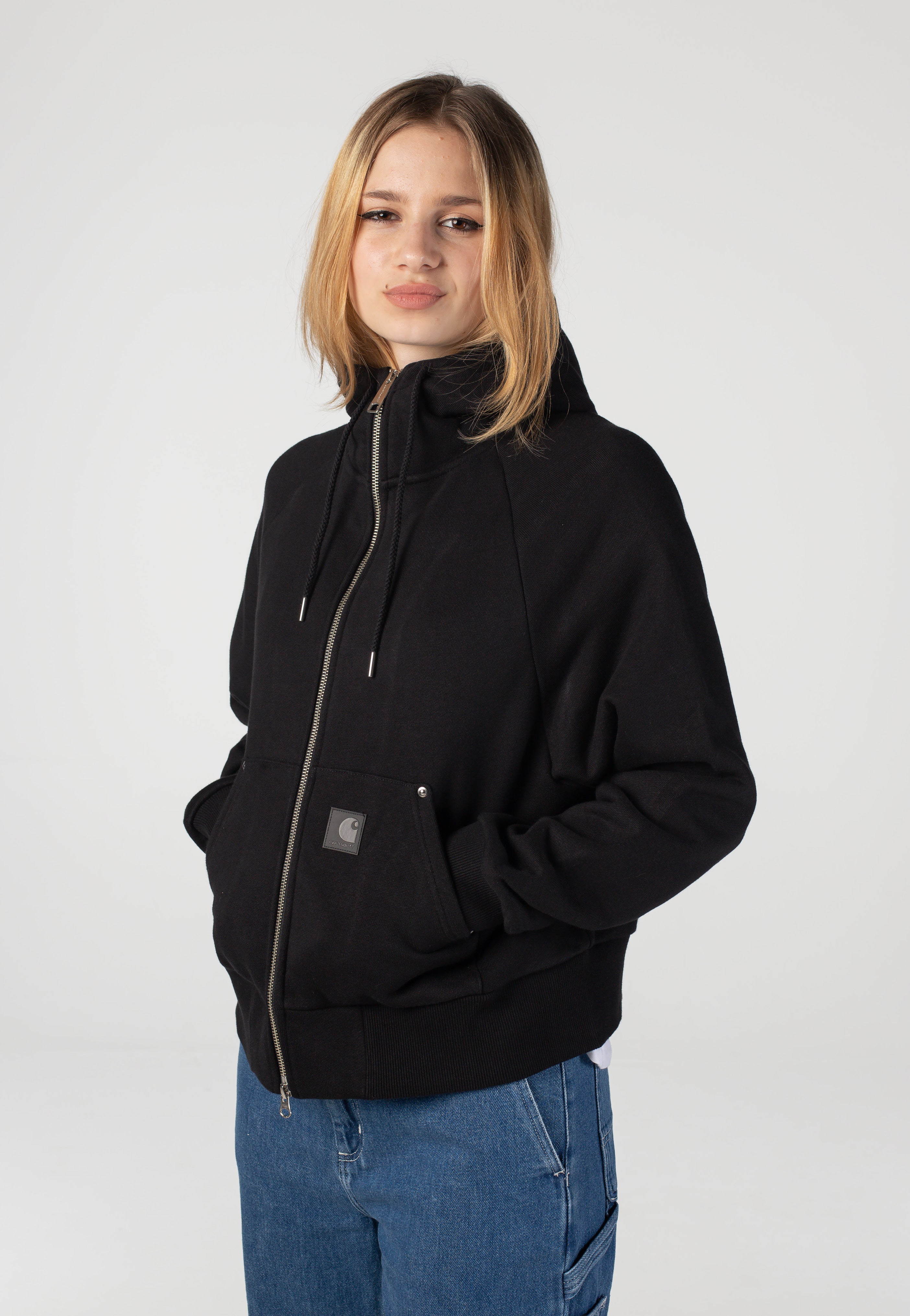 Carhartt WIP - W' Hooded Eldon Black - Jacket | Women-Image