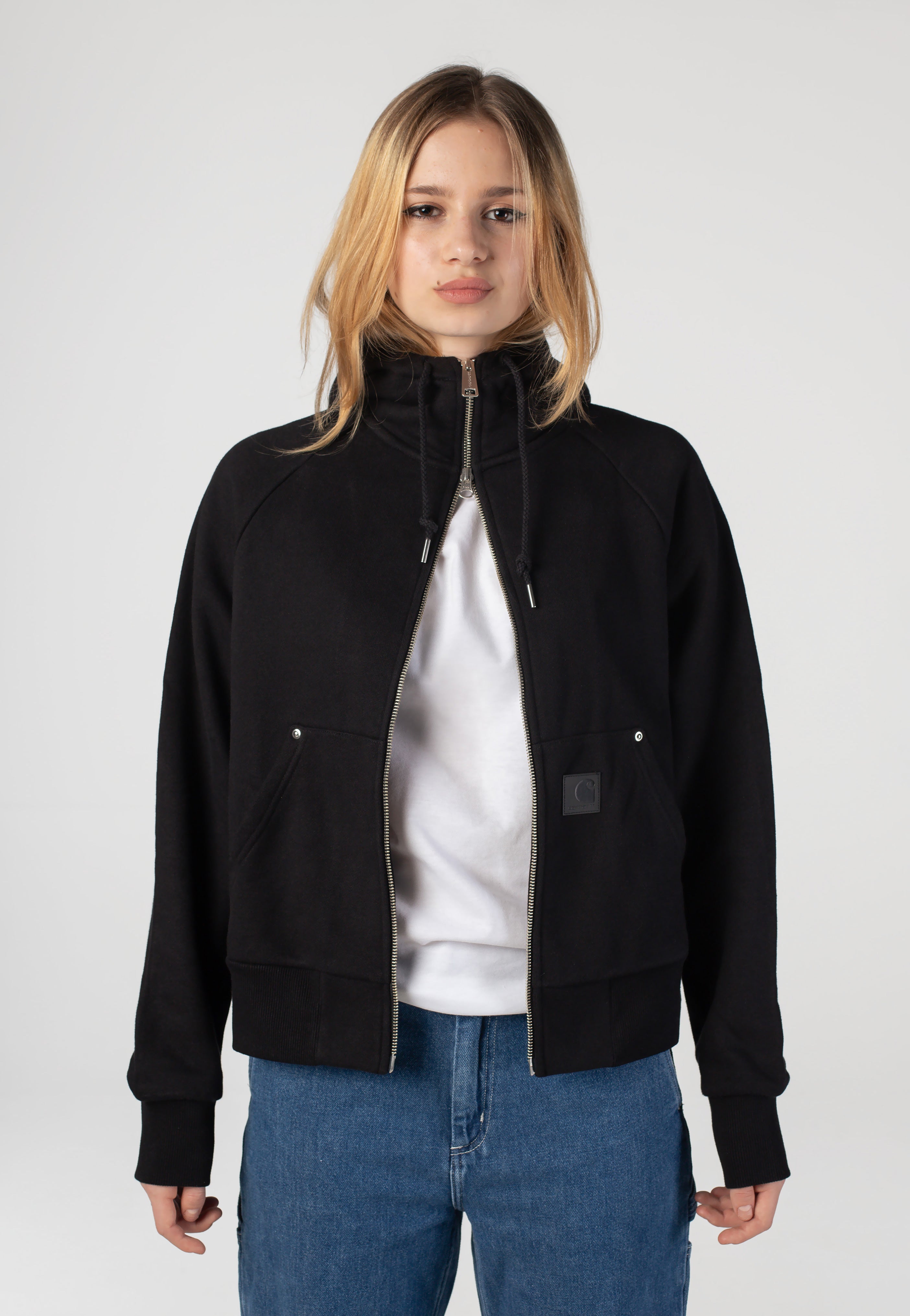 Carhartt WIP - W' Hooded Eldon Black - Jacket | Women-Image