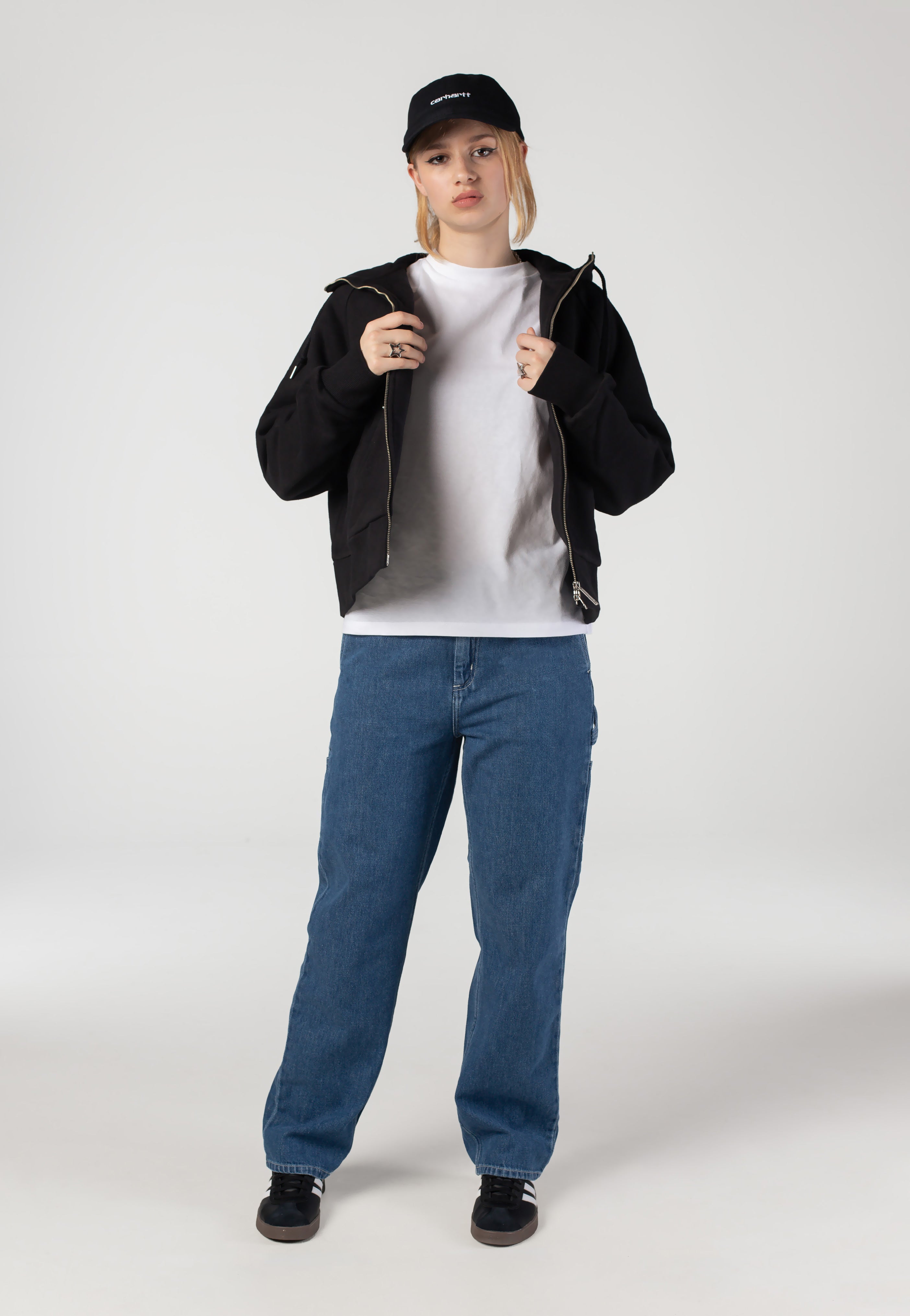 Carhartt WIP - W' Hooded Eldon Black - Jacket | Women-Image