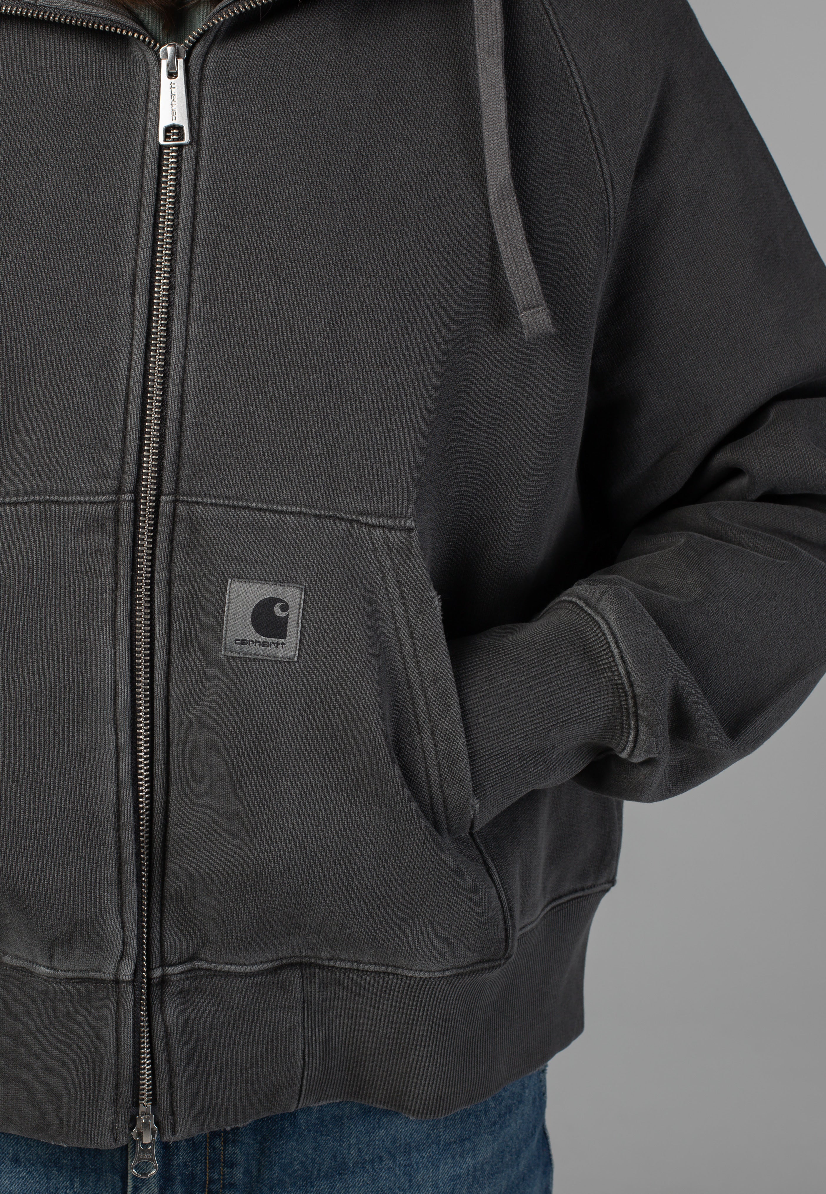 Carhartt WIP - W' Hooded Torion Grind Wash Black - Jacket | Women-Image