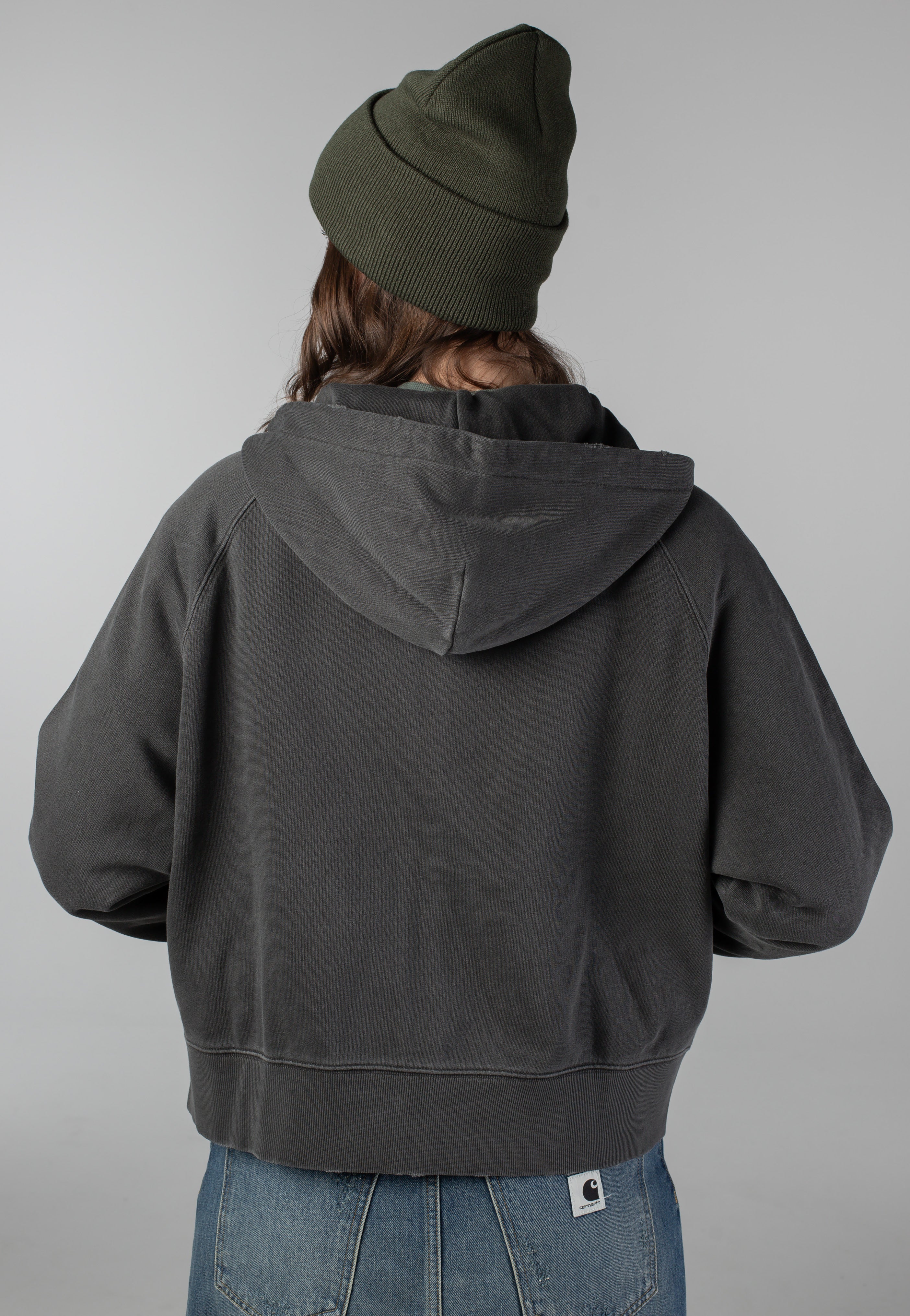 Carhartt WIP - W' Hooded Torion Grind Wash Black - Jacket | Women-Image