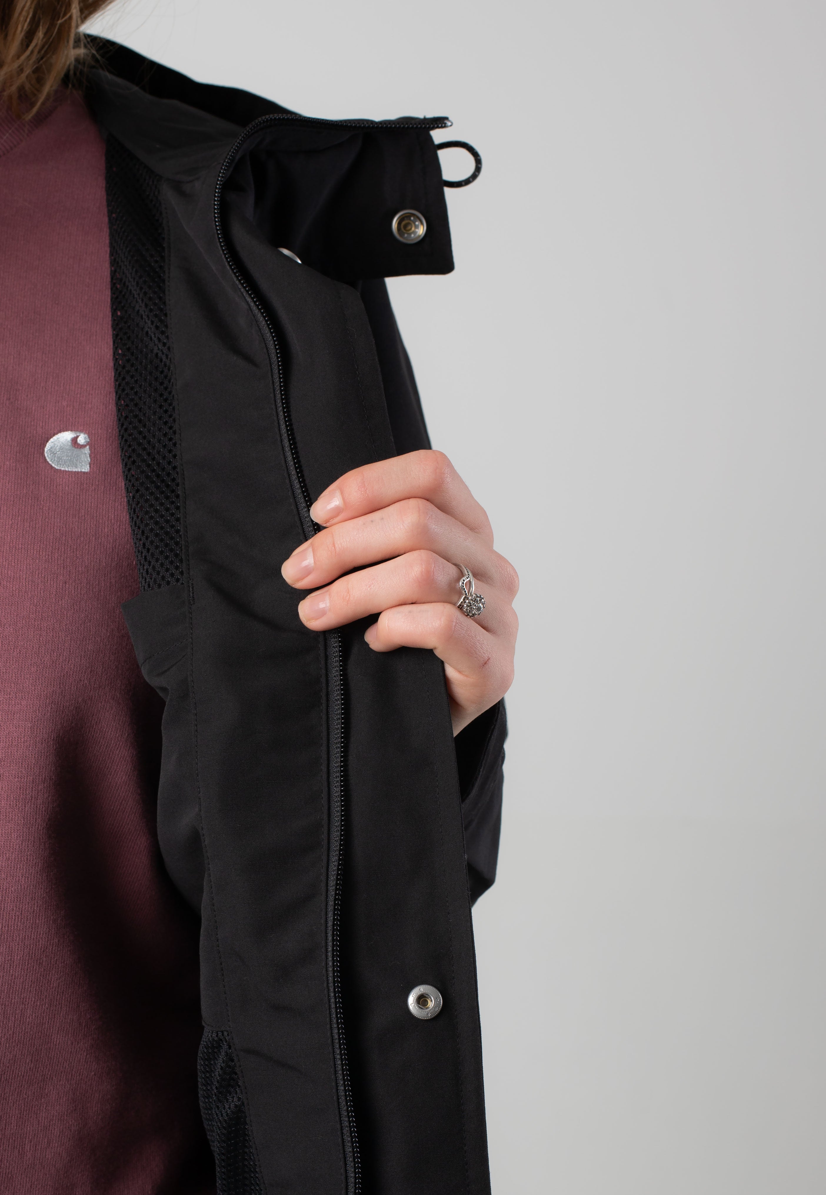 Carhartt WIP - W' Irwin Black - Jacket | Women-Image