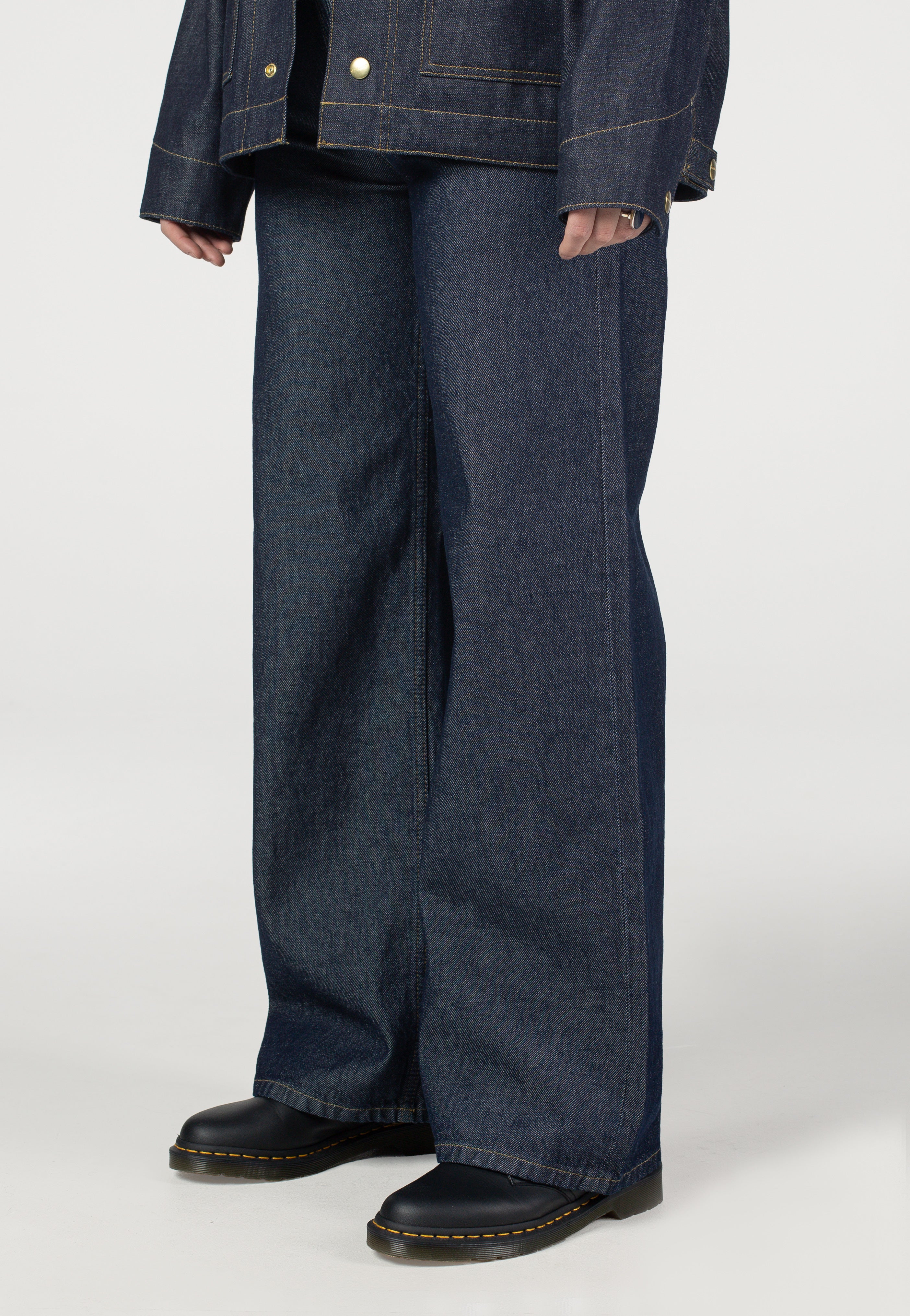 Carhartt WIP - W' Jane Rinsed Blue - Pants | Women-Image