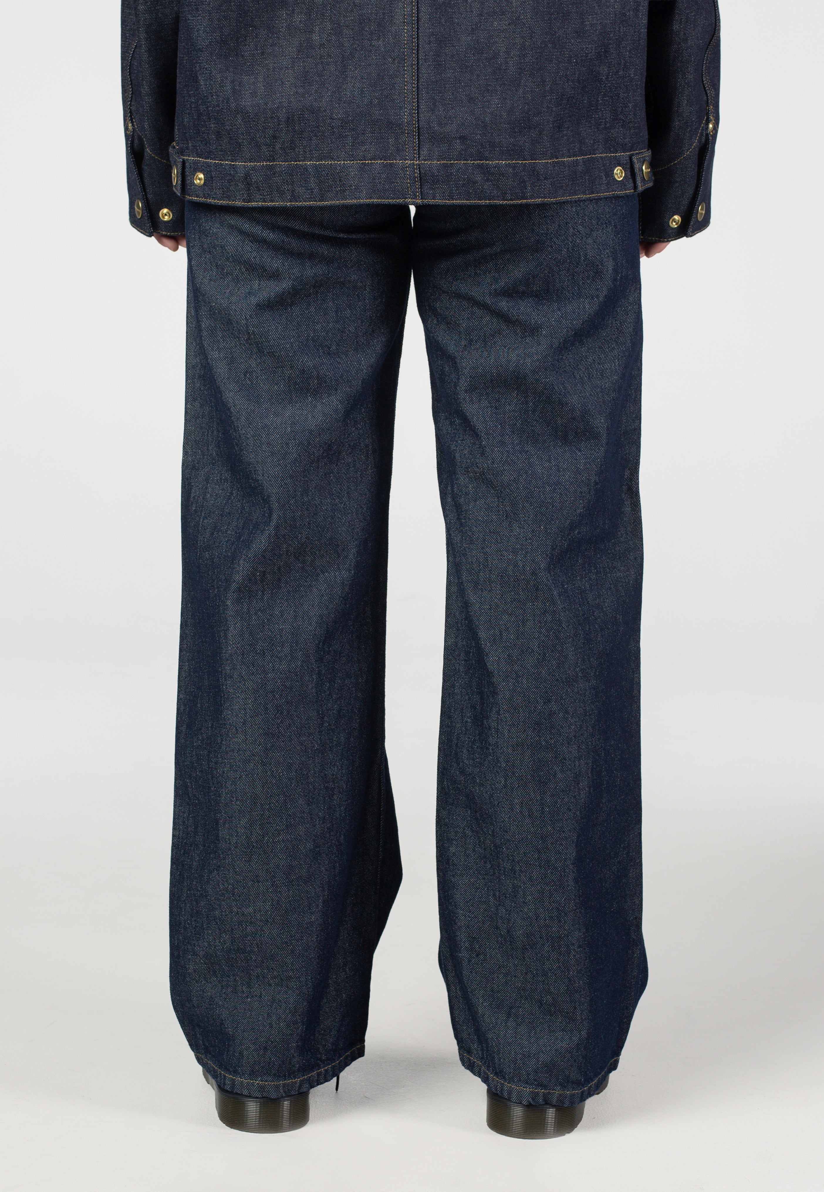 Carhartt WIP - W' Jane Rinsed Blue - Pants | Women-Image