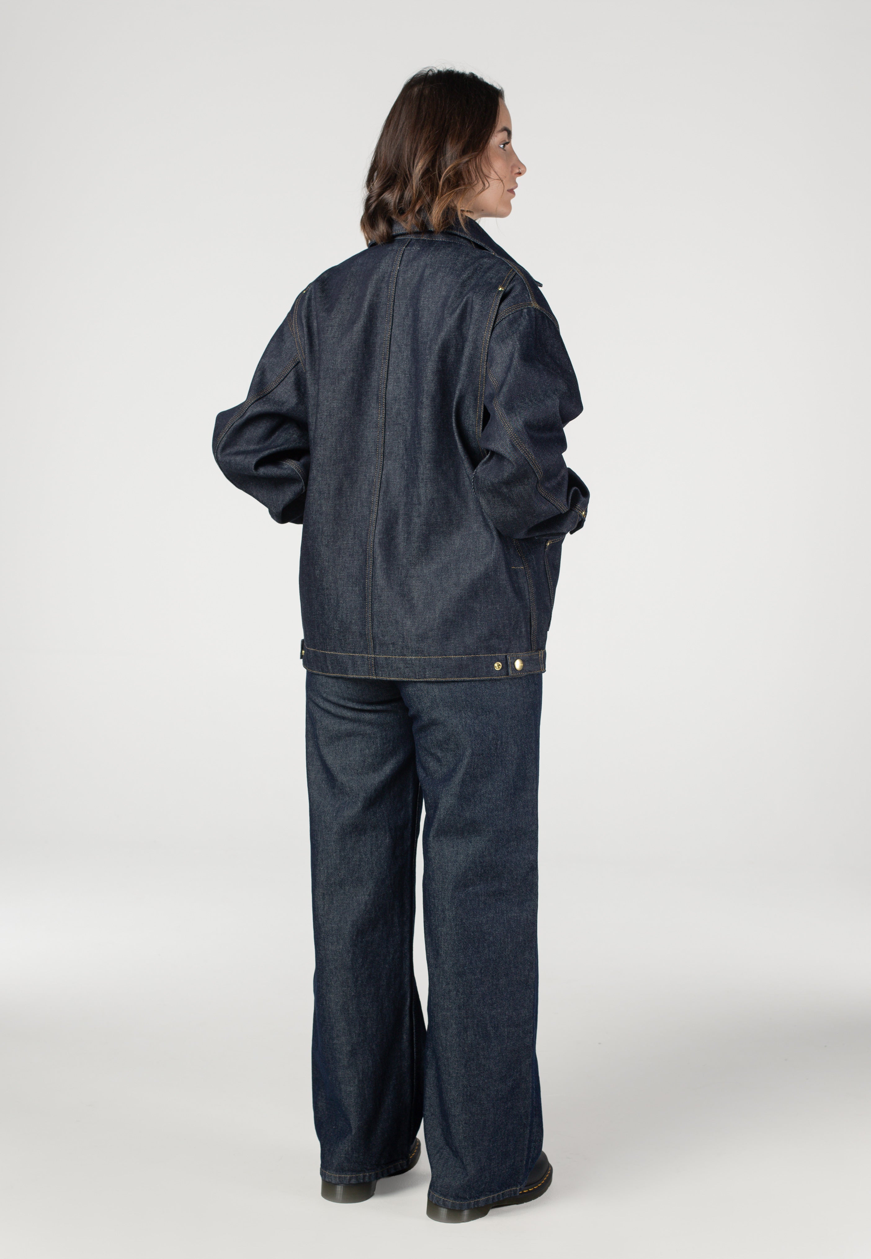 Carhartt WIP - W' Jane Rinsed Blue - Pants | Women-Image