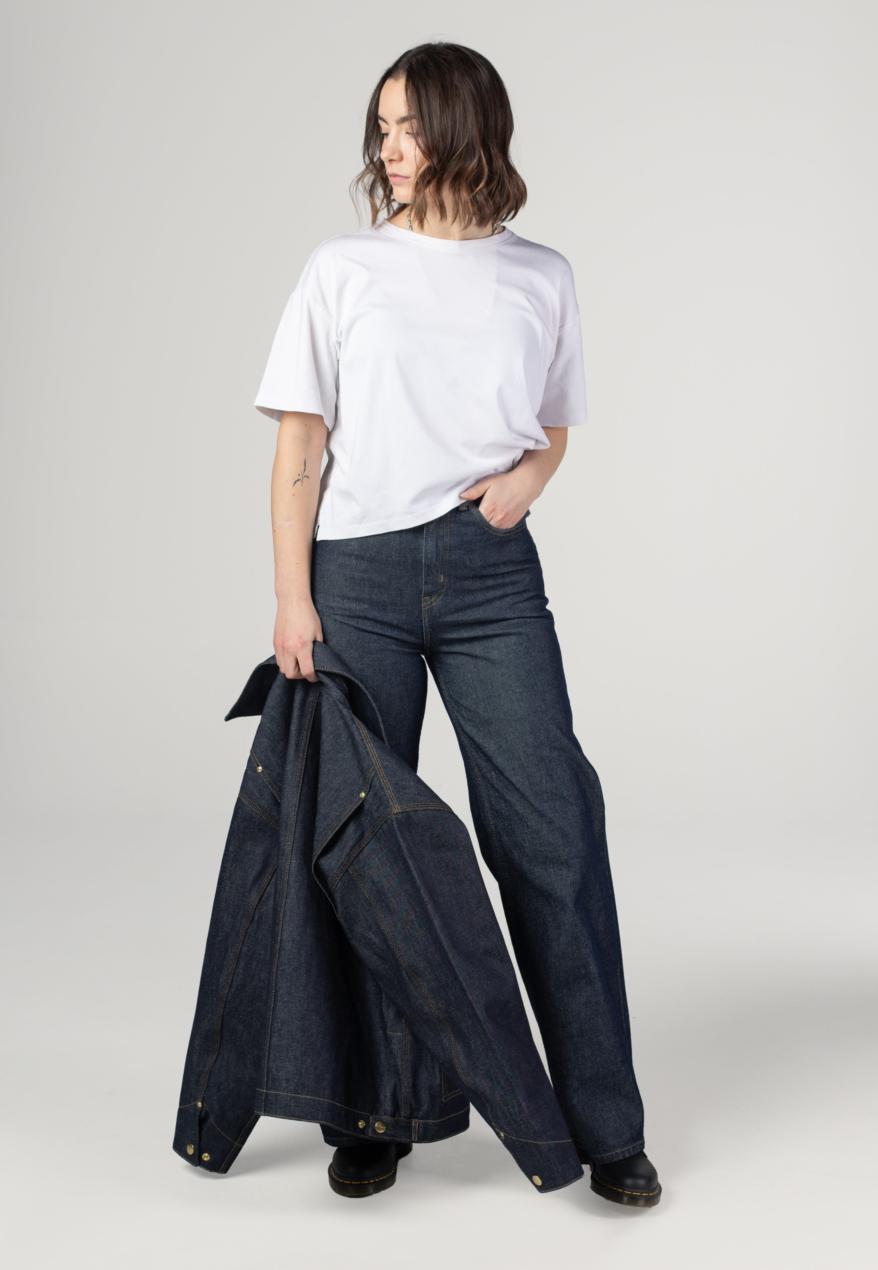 Carhartt WIP - W' Jane Rinsed Blue - Pants | Women-Image