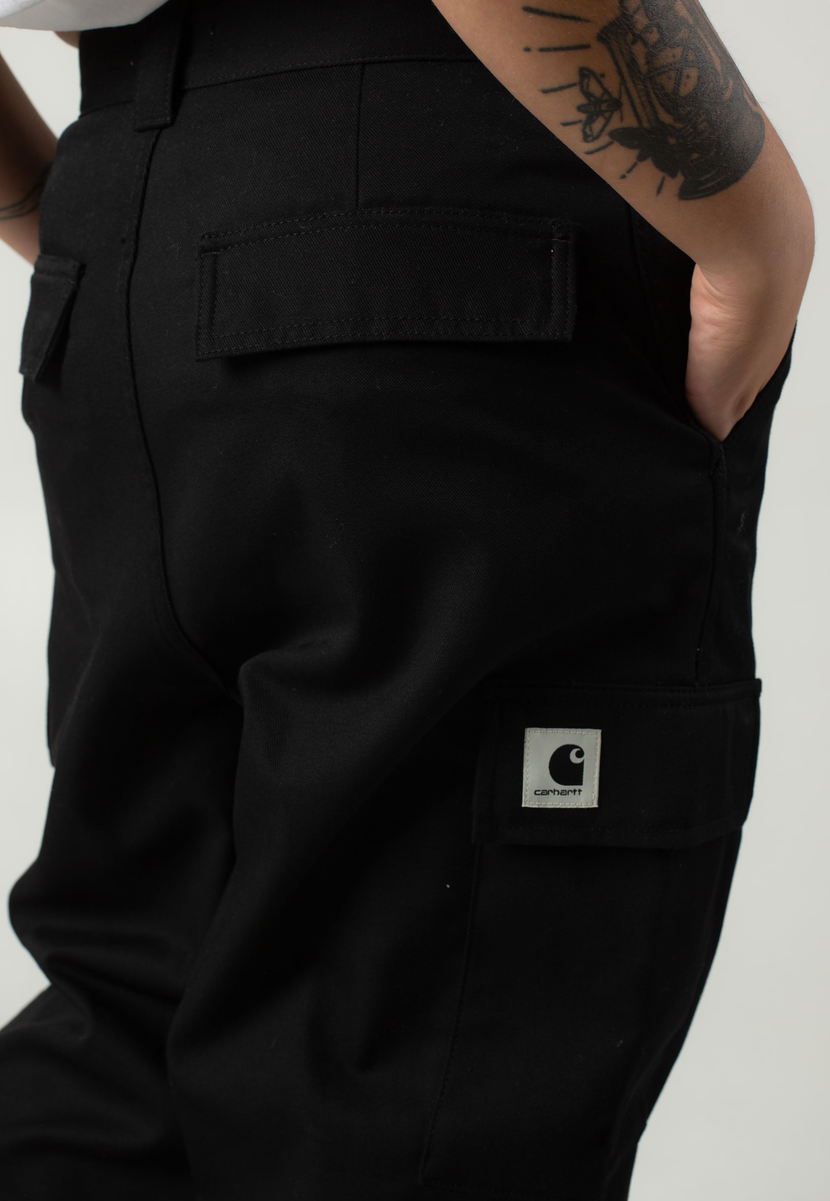 Carhartt WIP - W' Kingsley Rigid Black - Pants | Women-Image