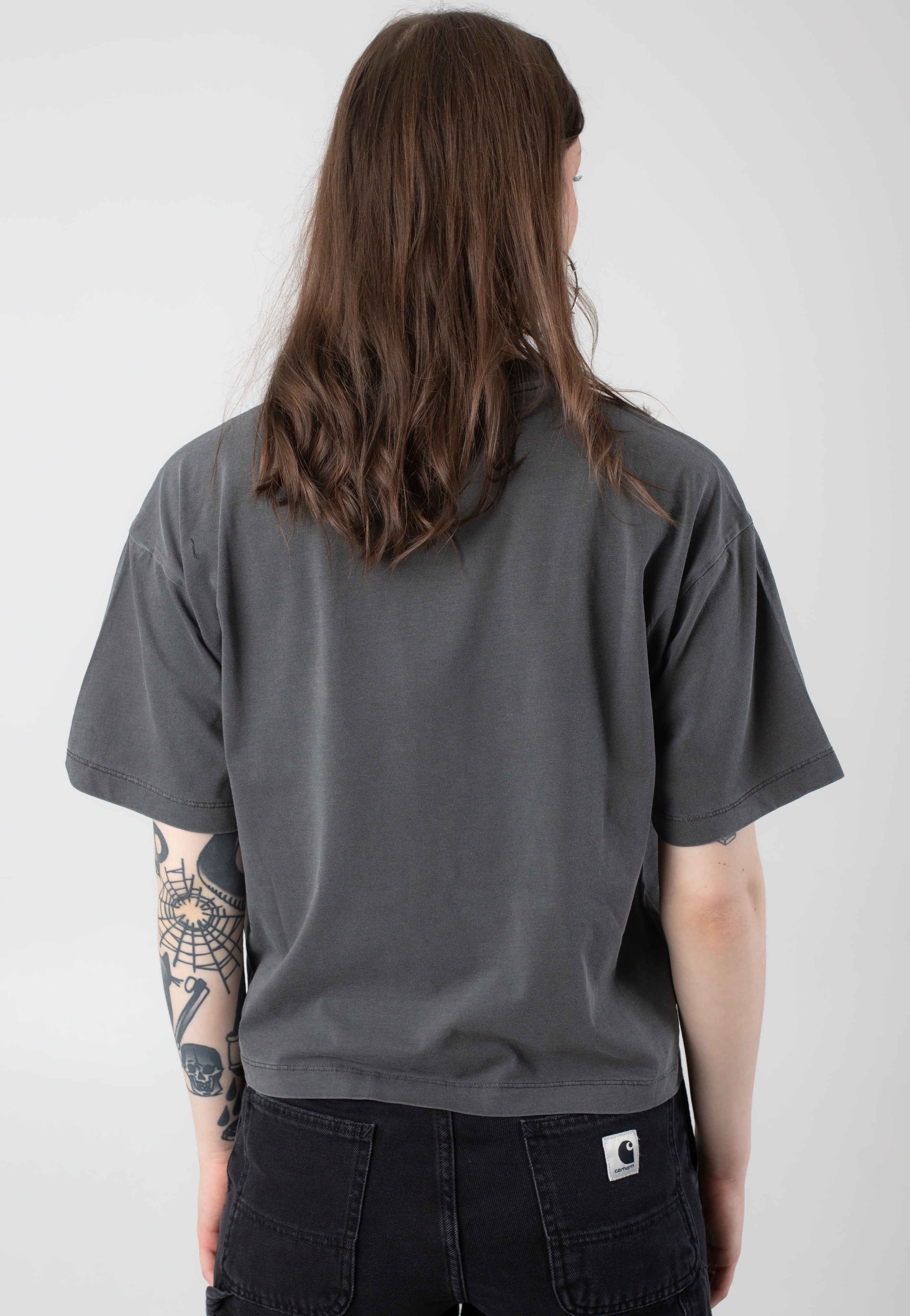 Carhartt WIP - W' Nelson Garment Dyed Graphite - T-Shirt