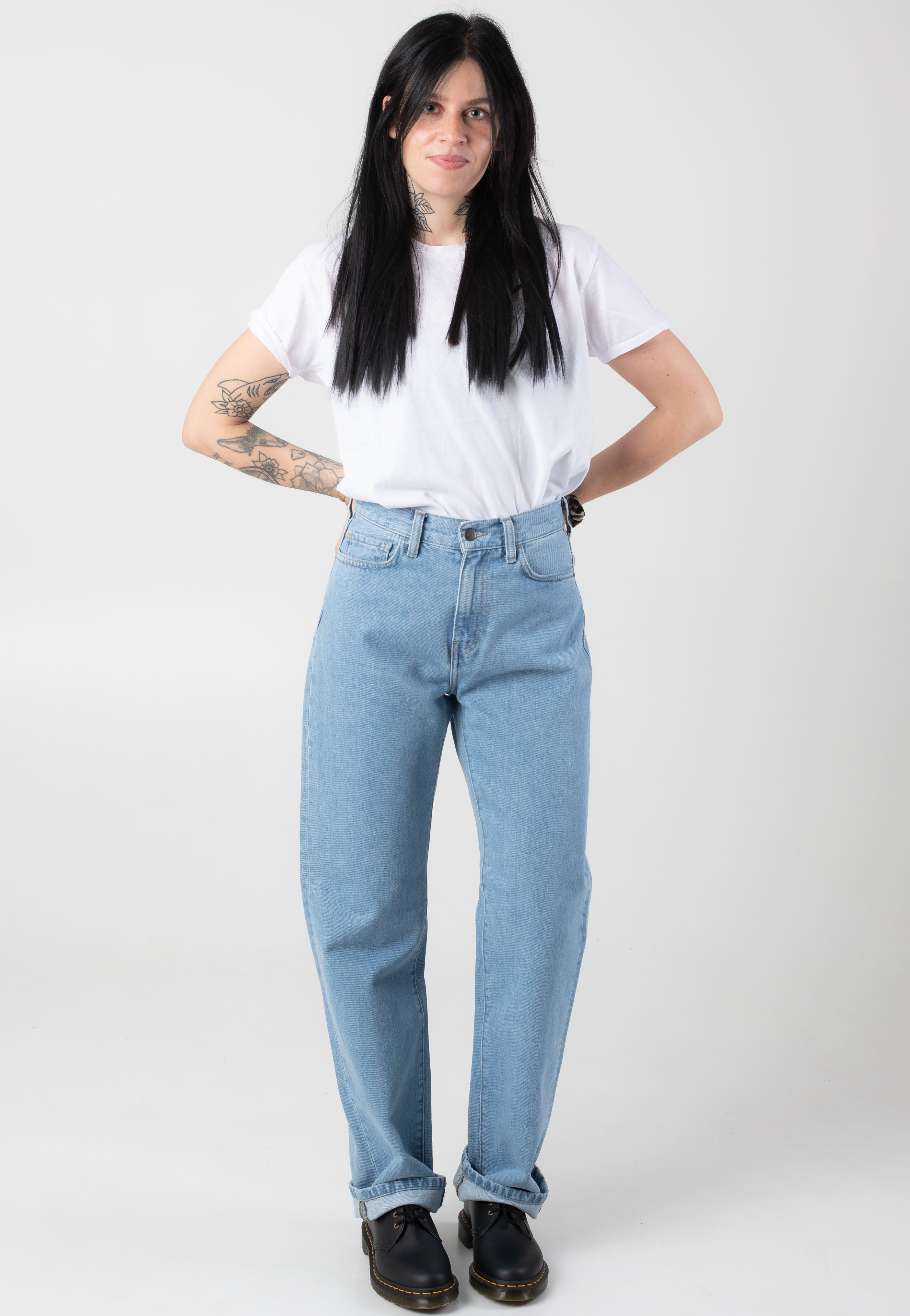Carhartt WIP - W' Noxon Stone Bleached Blue - Jeans | Women-Image