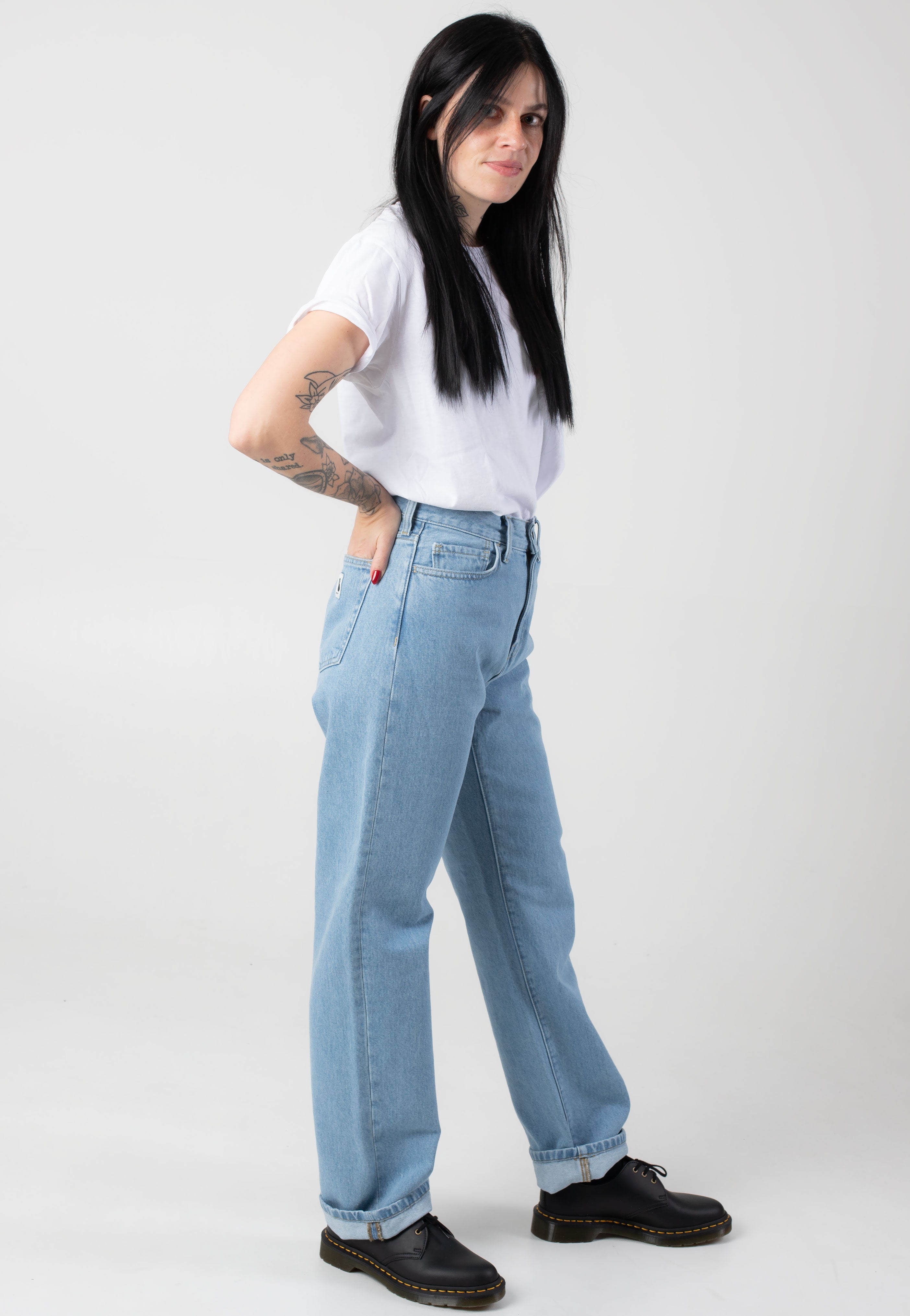 Carhartt WIP - W' Noxon Stone Bleached Blue - Jeans | Women-Image