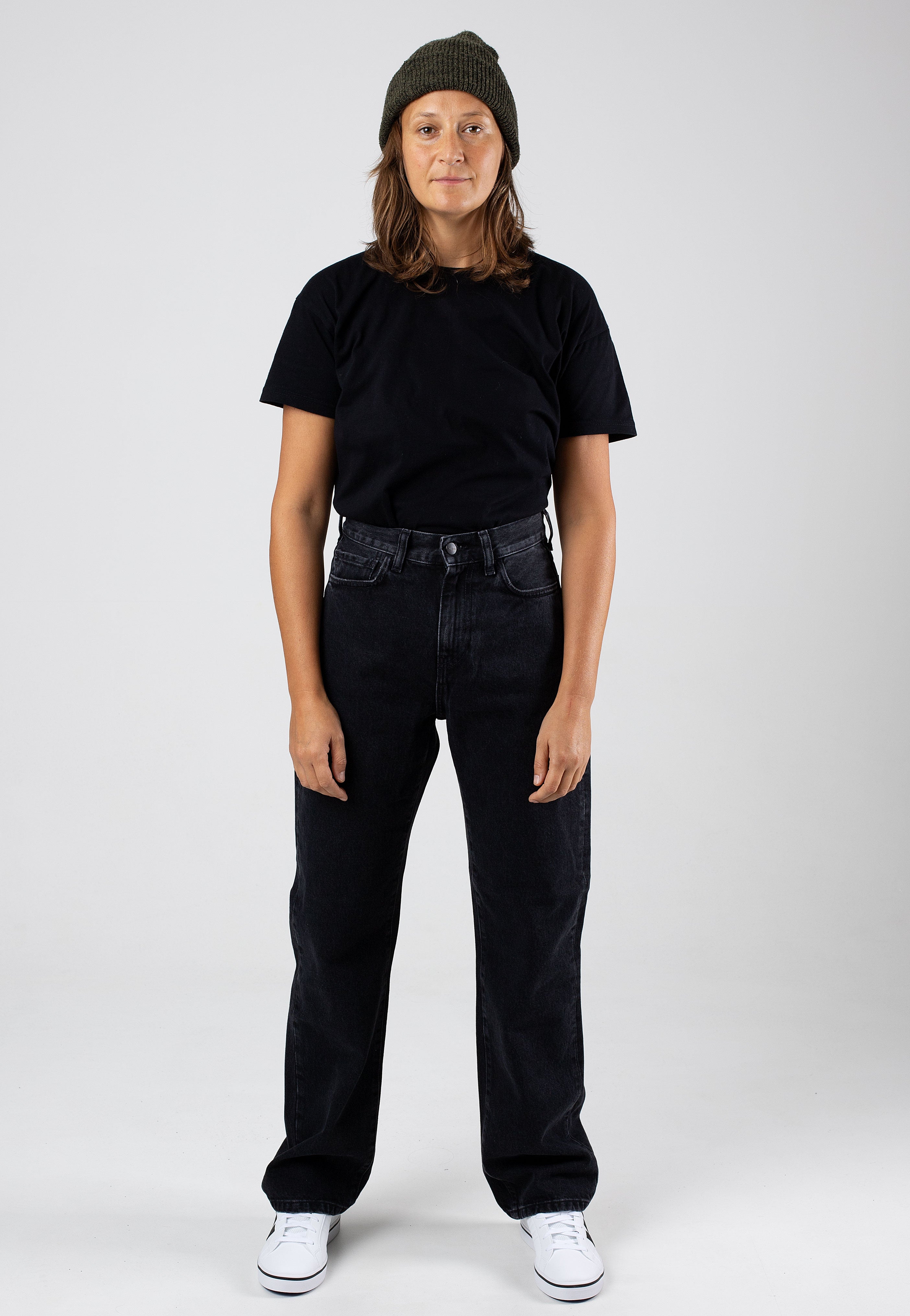 Carhartt WIP - W' Noxon Stone Washed Black - Jeans | Women-Image