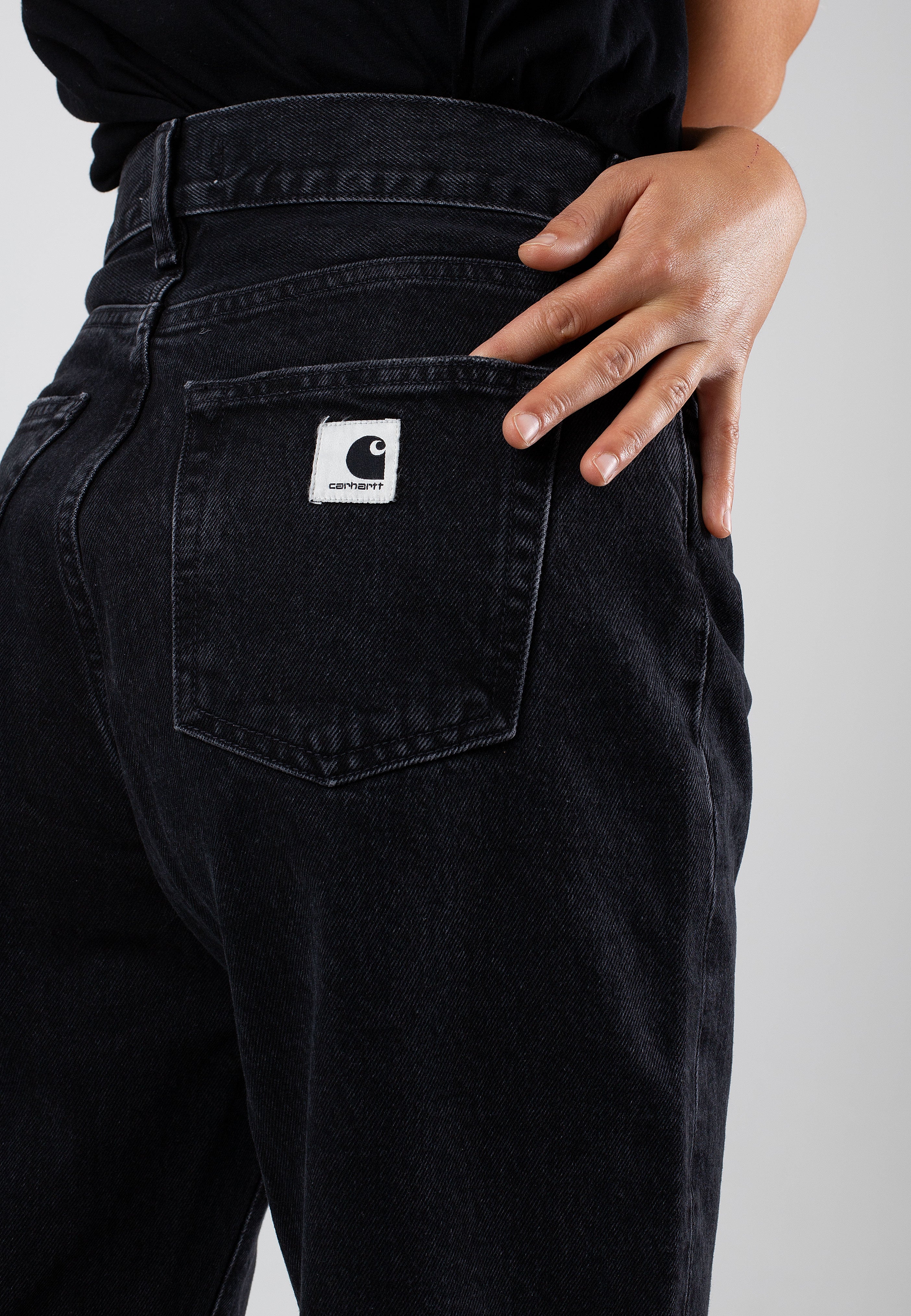 Carhartt WIP - W' Noxon Stone Washed Black - Jeans | Women-Image
