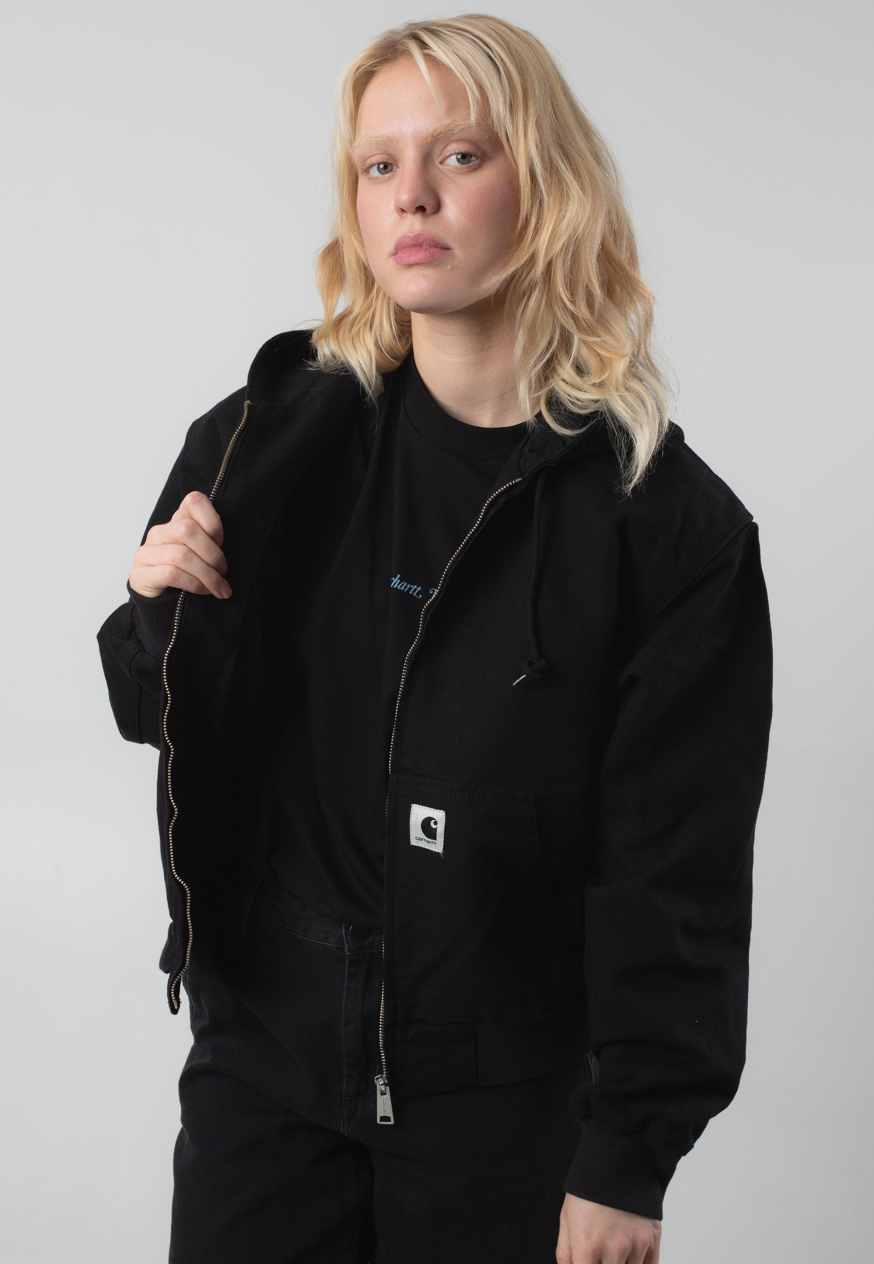 Carhartt WIP - W' OG Active Rinsed Black - Jacket | Women-Image