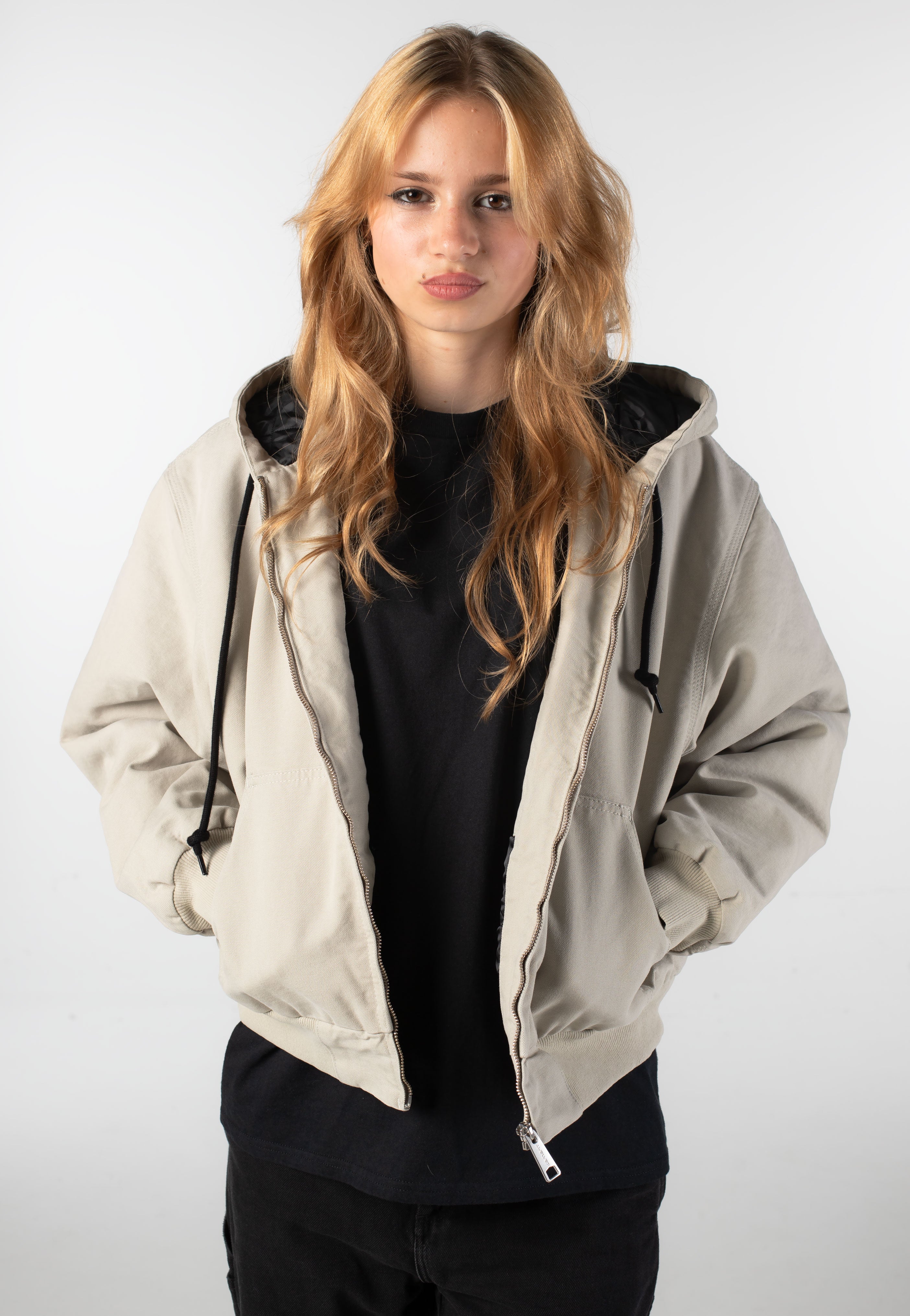 Carhartt WIP - W' OG Active Stone Canvas Fleur De Sel - Jacket | Women-Image