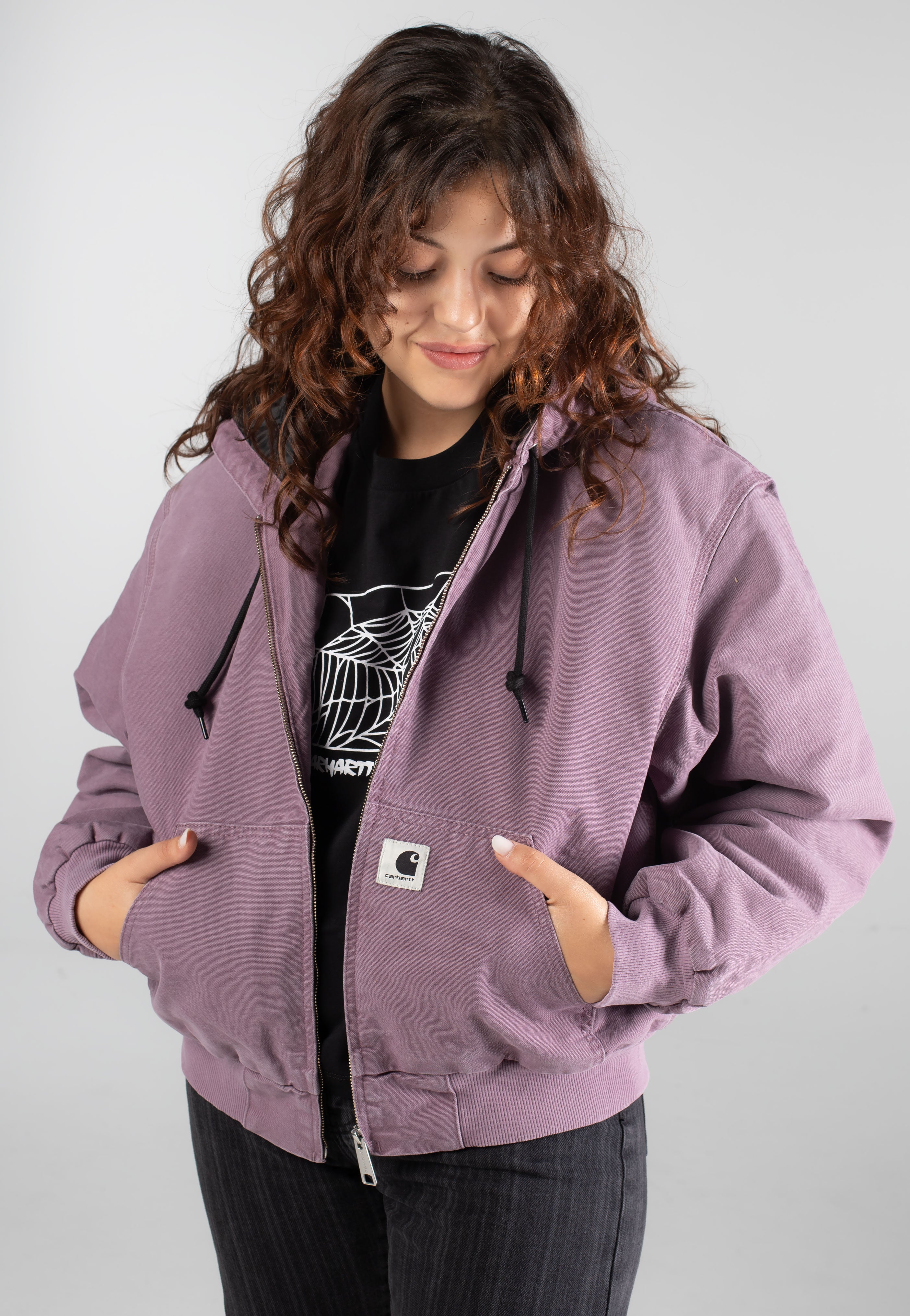 Carhartt 紫 フード付きジャケット Carhartt Work In Progress Purple OG Active Jacket Carhartt WIP