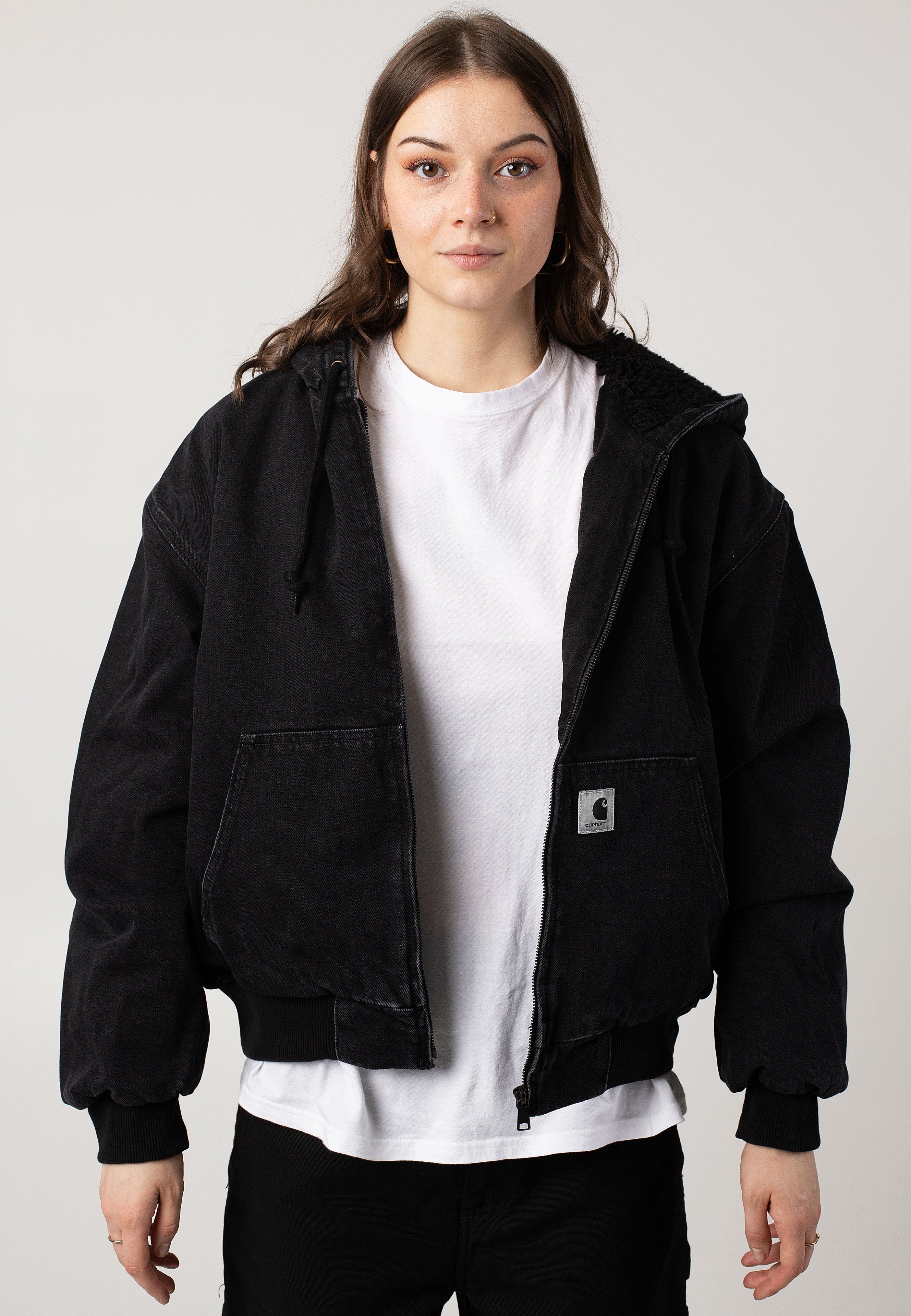 Carhartt WIP - W' Og Active Stone Washed Black - Jeans Jacket | Women-Image